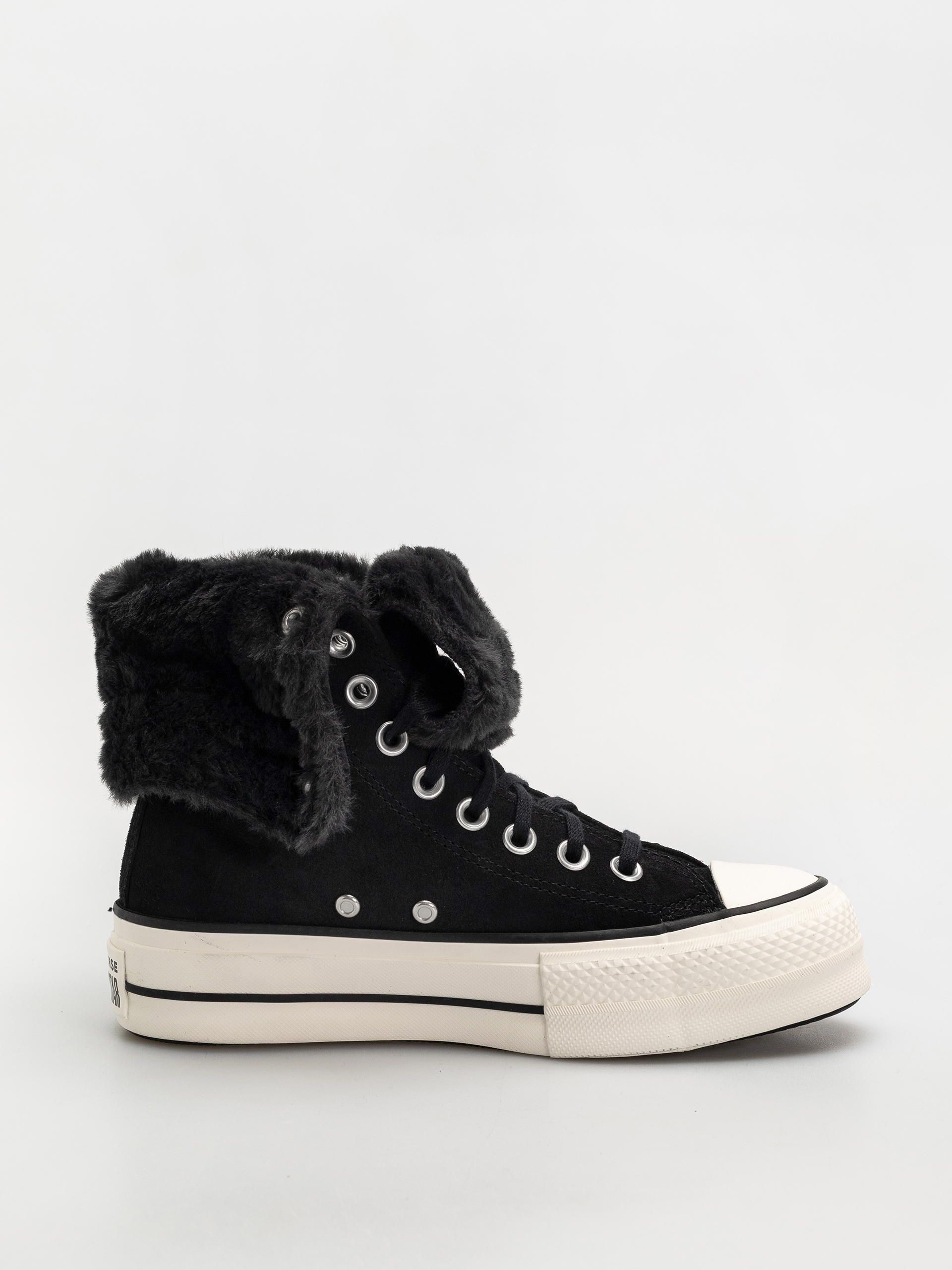 Tornacipők Converse Chuck Taylor All Star Fold Over Lift Wmn (black/black/black)