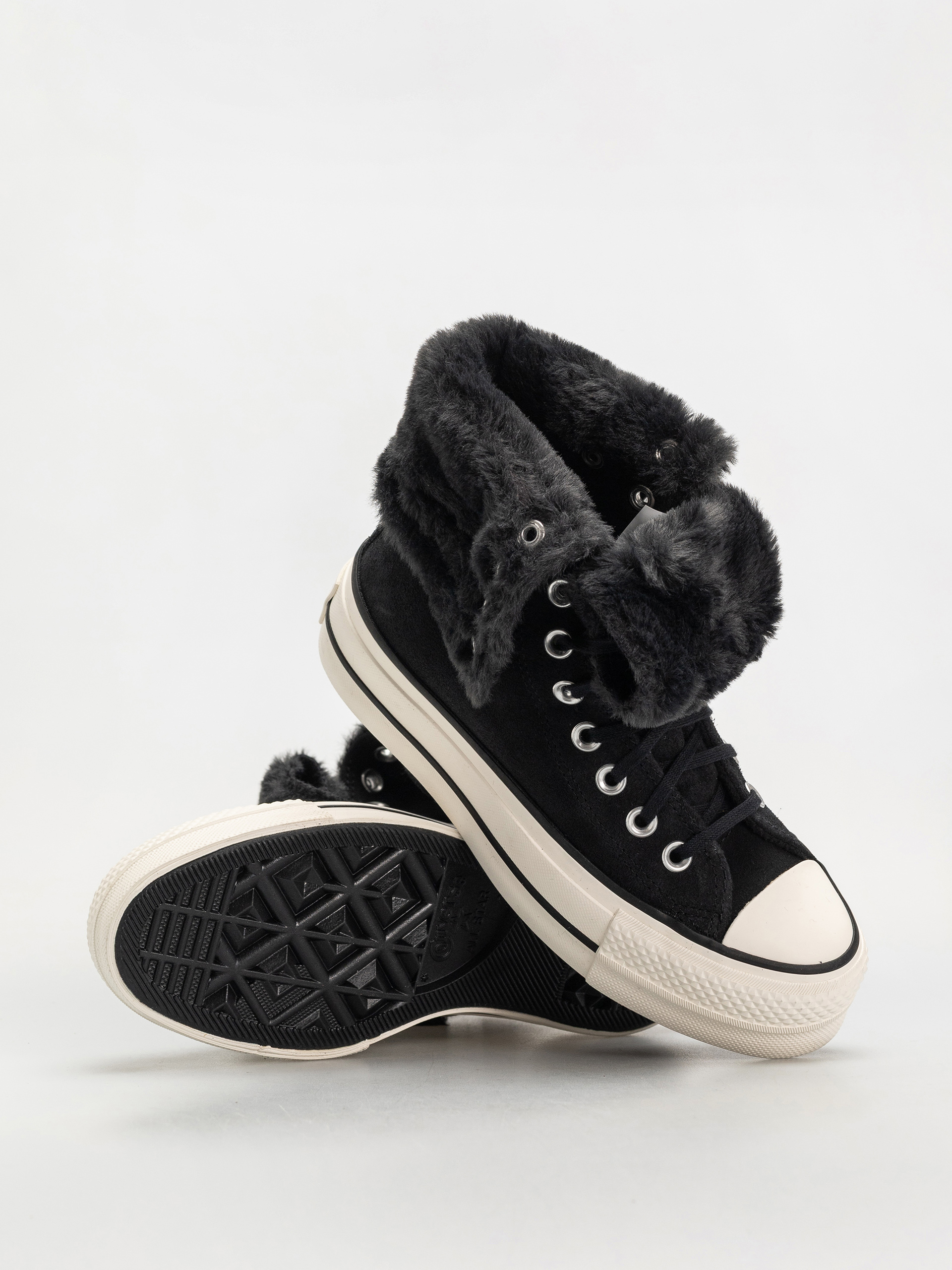 Tornacipők Converse Chuck Taylor All Star Fold Over Lift Wmn (black/black/black)