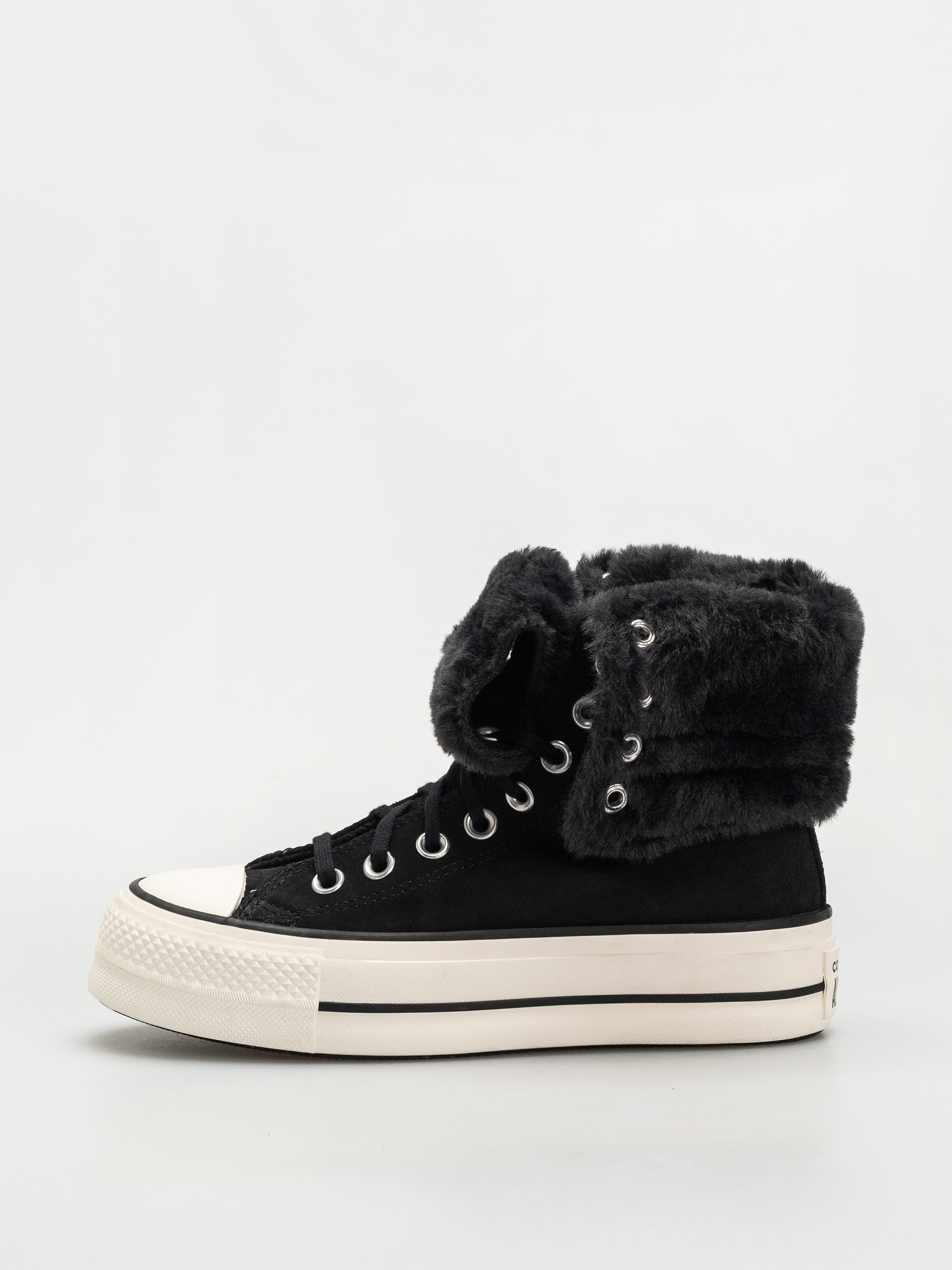 Tornacipők Converse Chuck Taylor All Star Fold Over Lift Wmn (black/black/black)