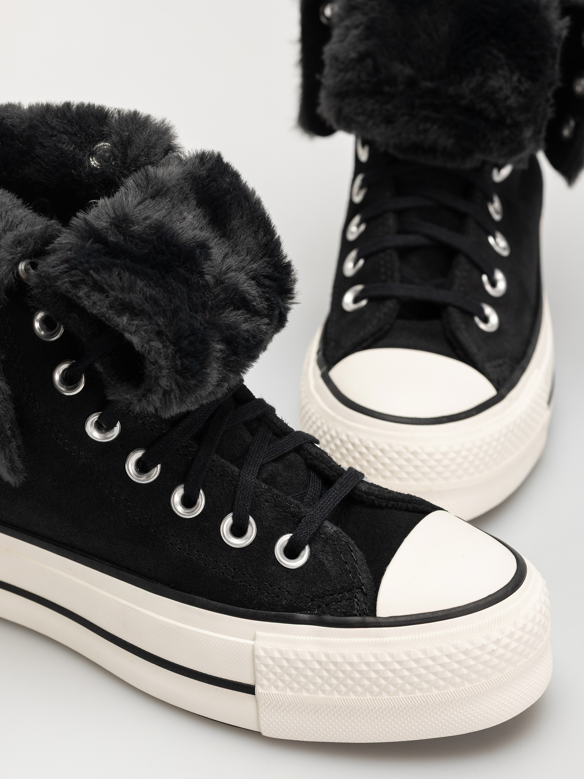 Tornacipők Converse Chuck Taylor All Star Fold Over Lift Wmn (black/black/black)