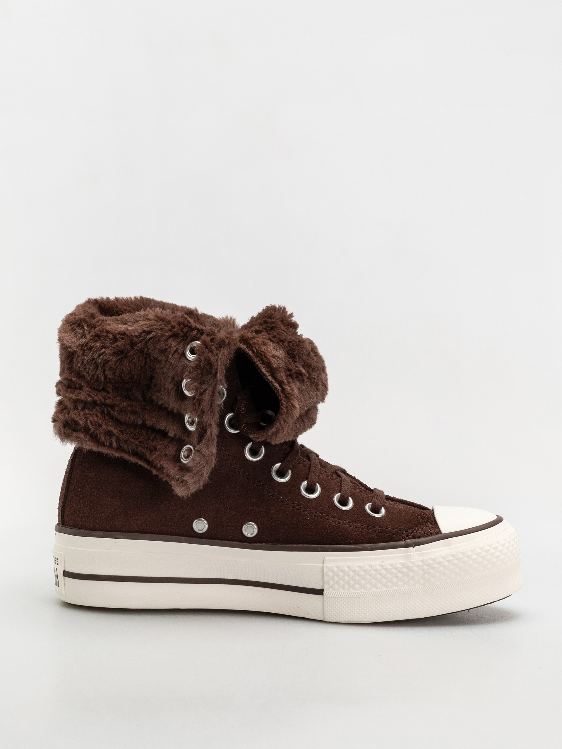 Tornacipu0151k Converse Chuck Taylor All Star Fold Over Lift Wmn (totally fudged)