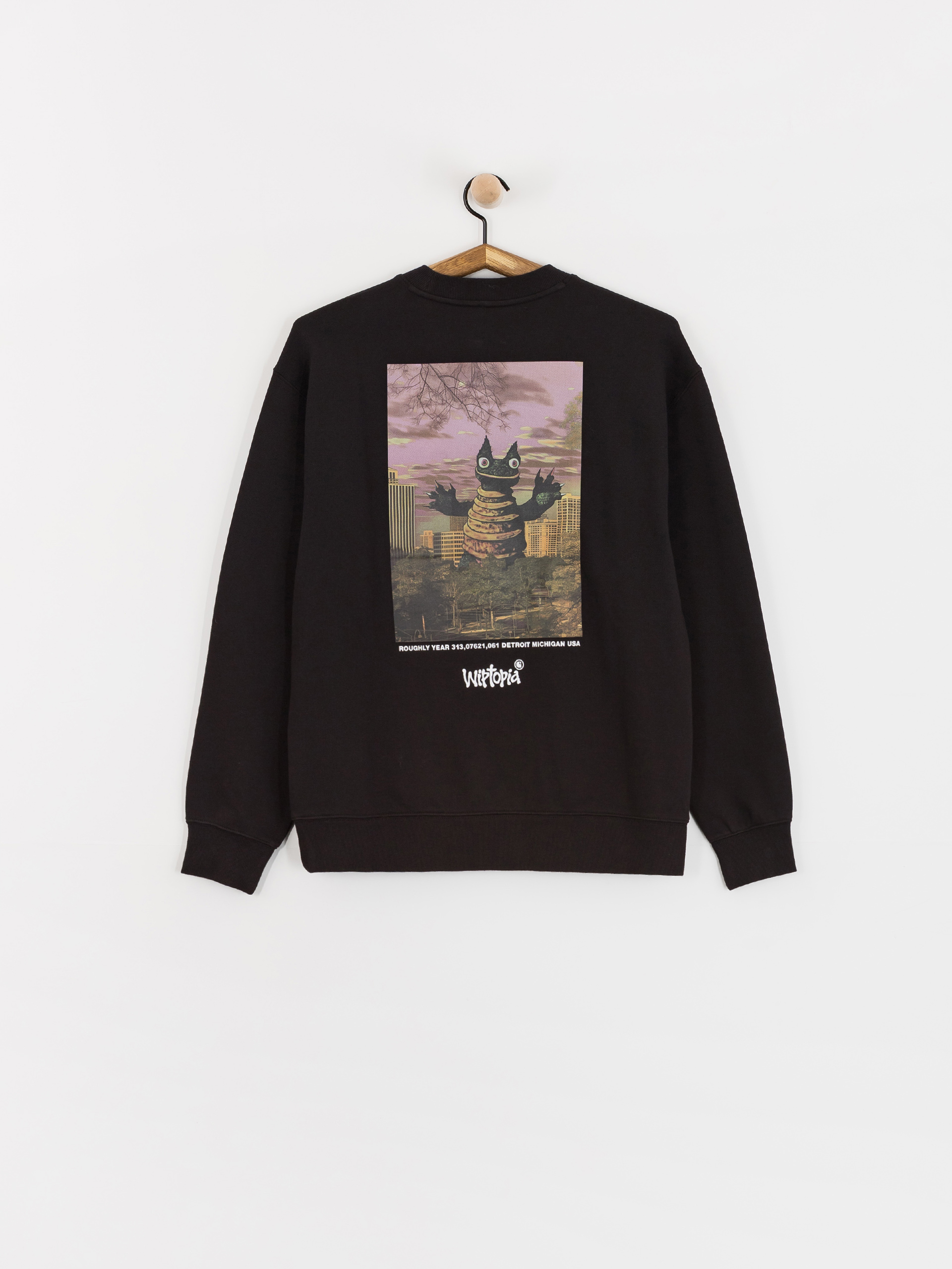 Carhartt WIP Wiptopia Script Wmn Pulóver (black/dark grey)