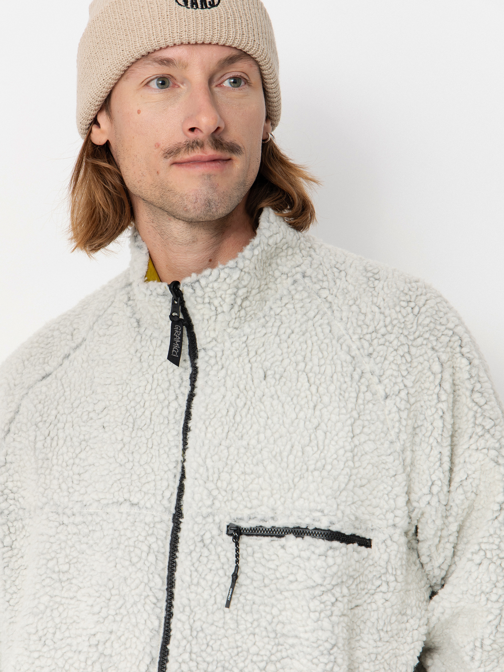 Dzseki Gramicci Reversible Sherpa (natural/chartreuse)