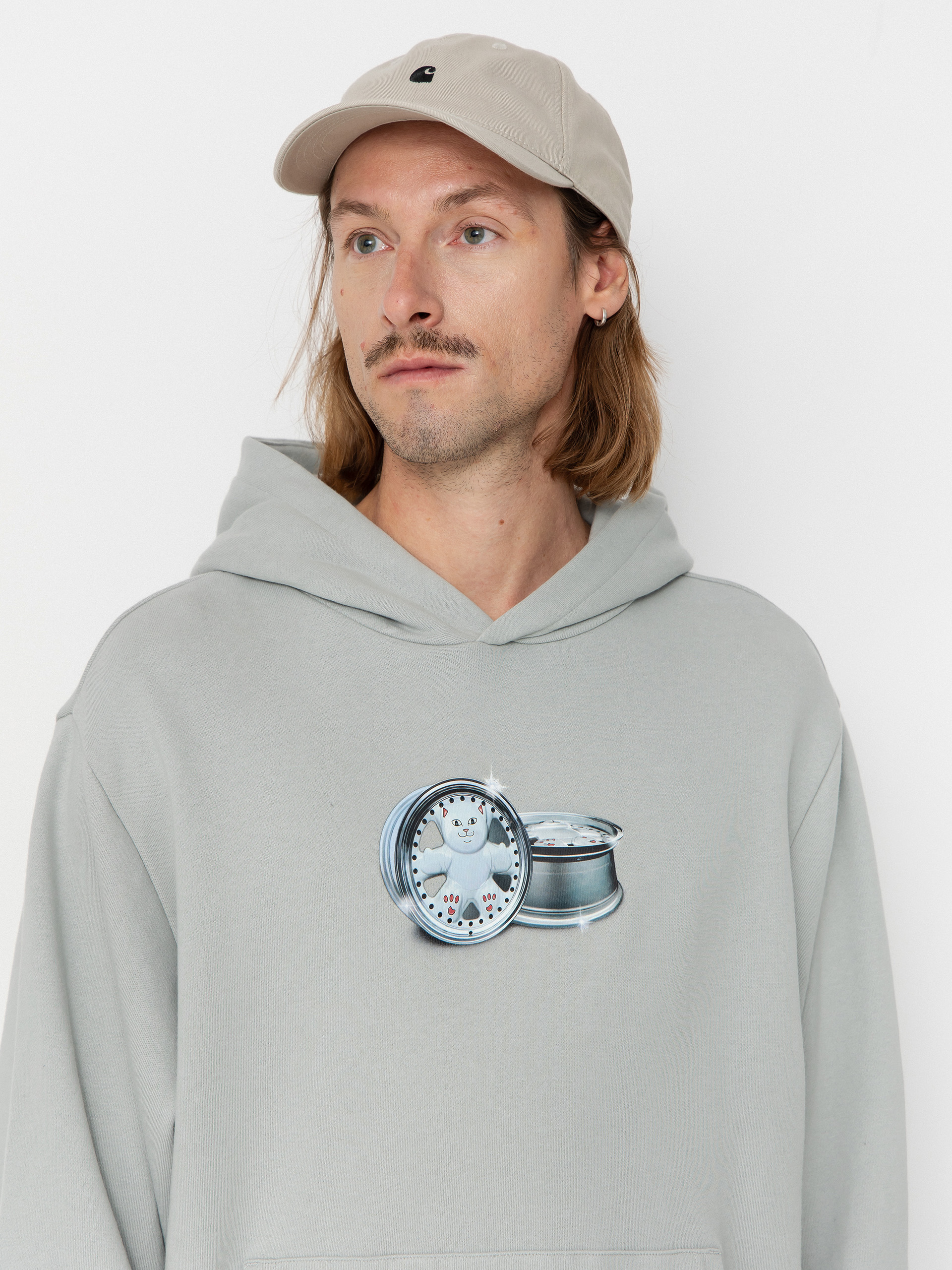 RipNDip Nerm On Wheels HD Kapucnis pulóver (grey)