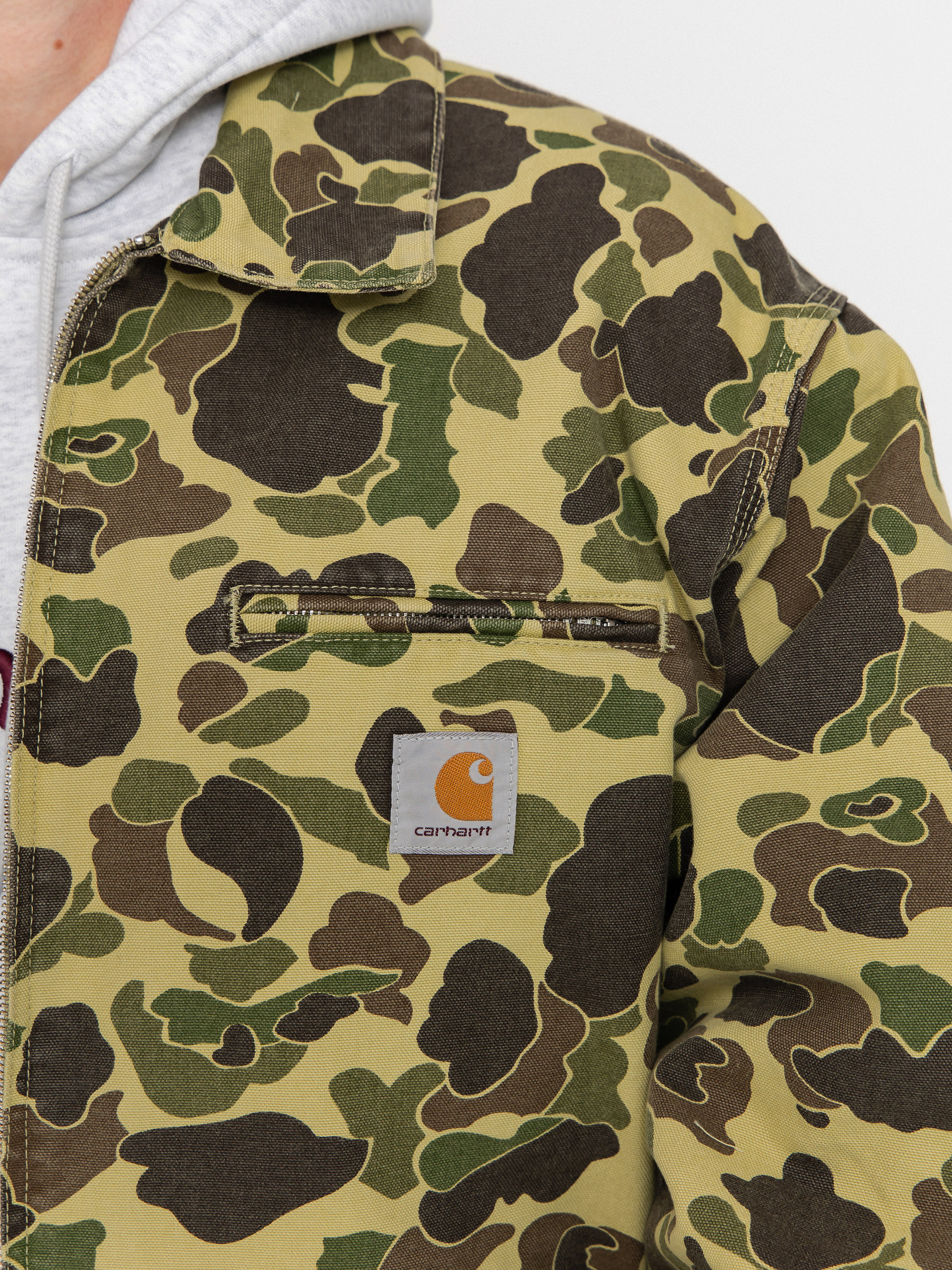 Dzseki Carhartt WIP Duck Detroit (camo duck/green/stone washed)