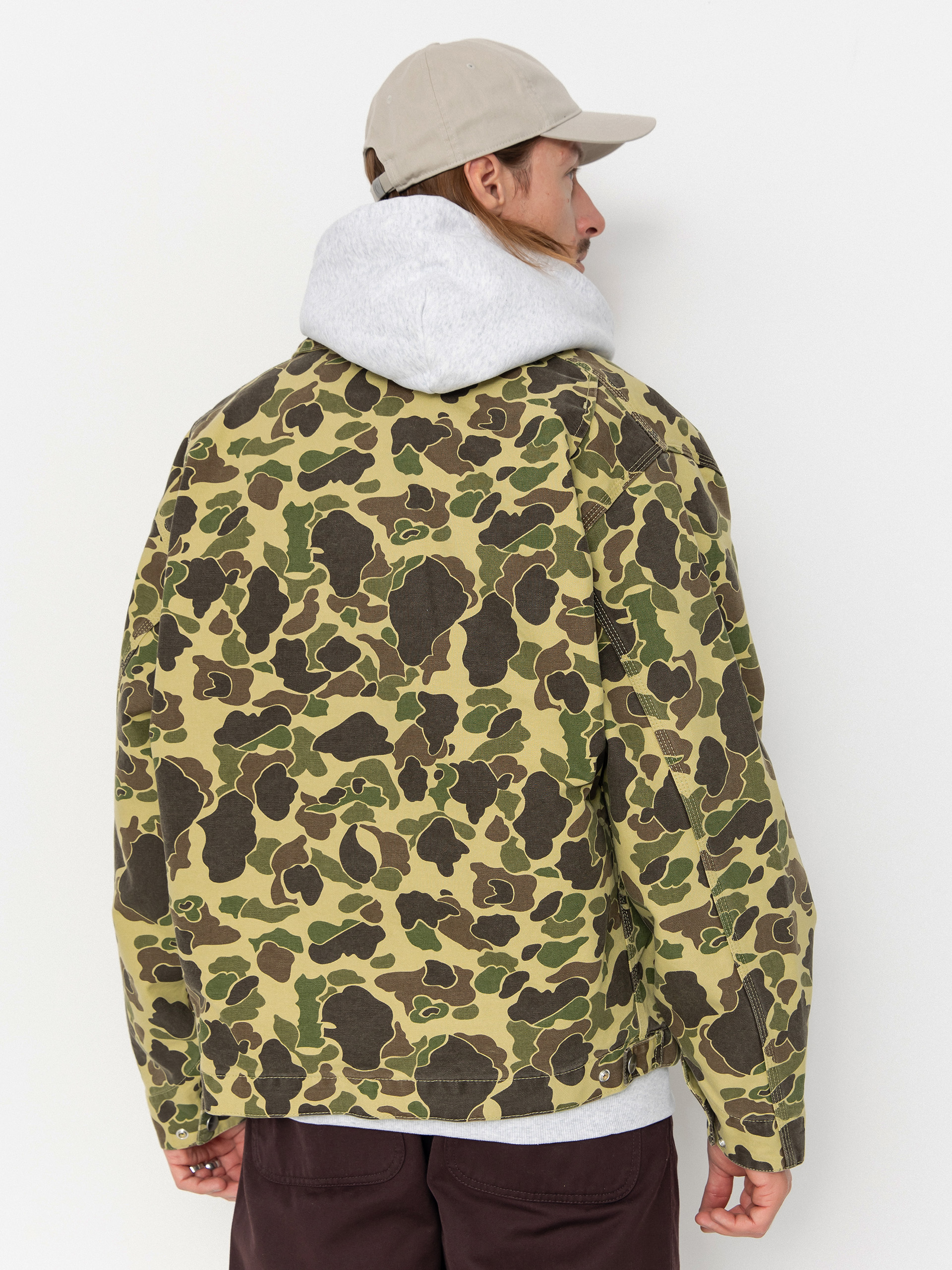 Dzseki Carhartt WIP Duck Detroit (camo duck/green/stone washed)