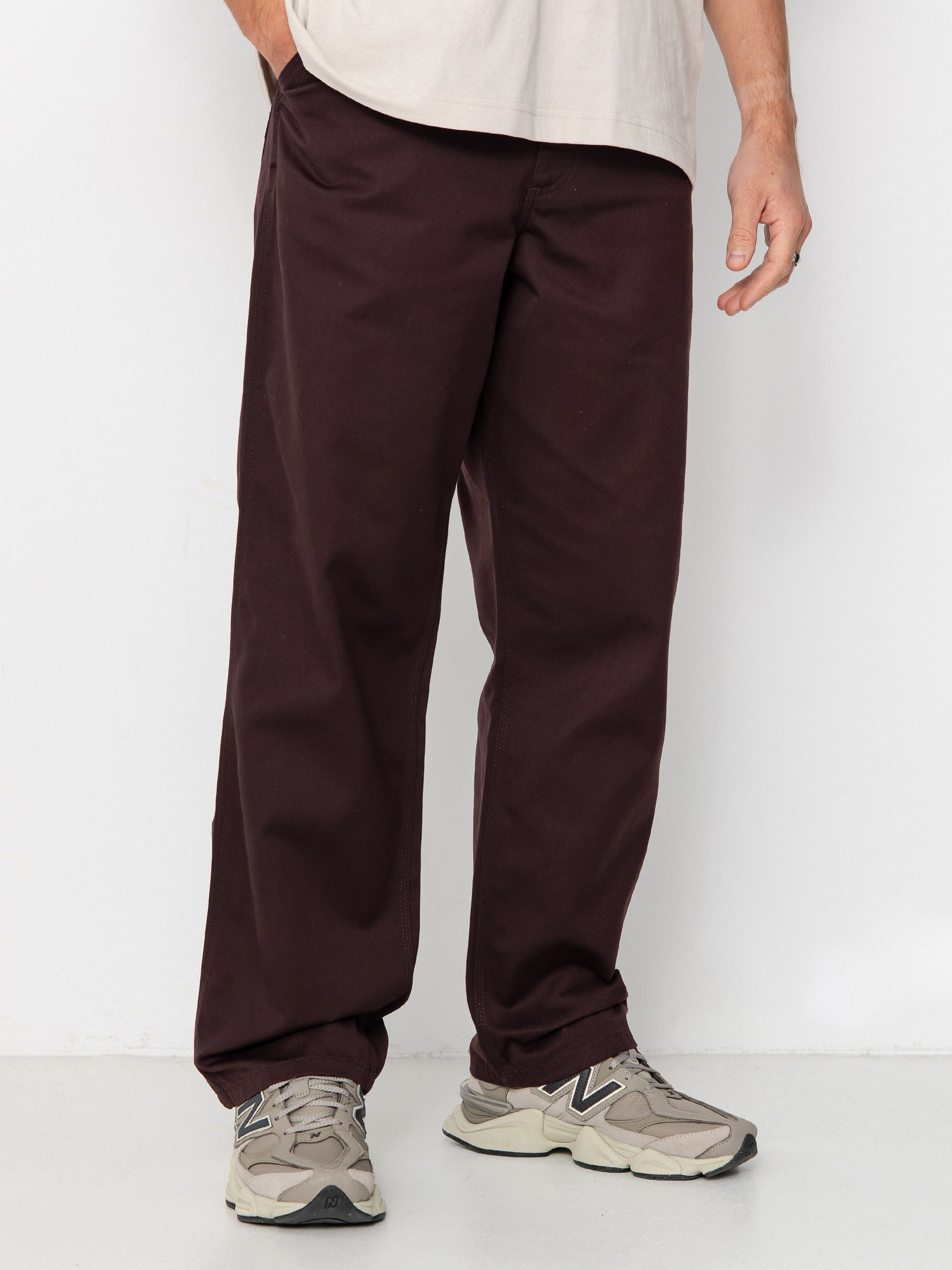 Kisnadrág Carhartt WIP Simple (palisander/rinsed)