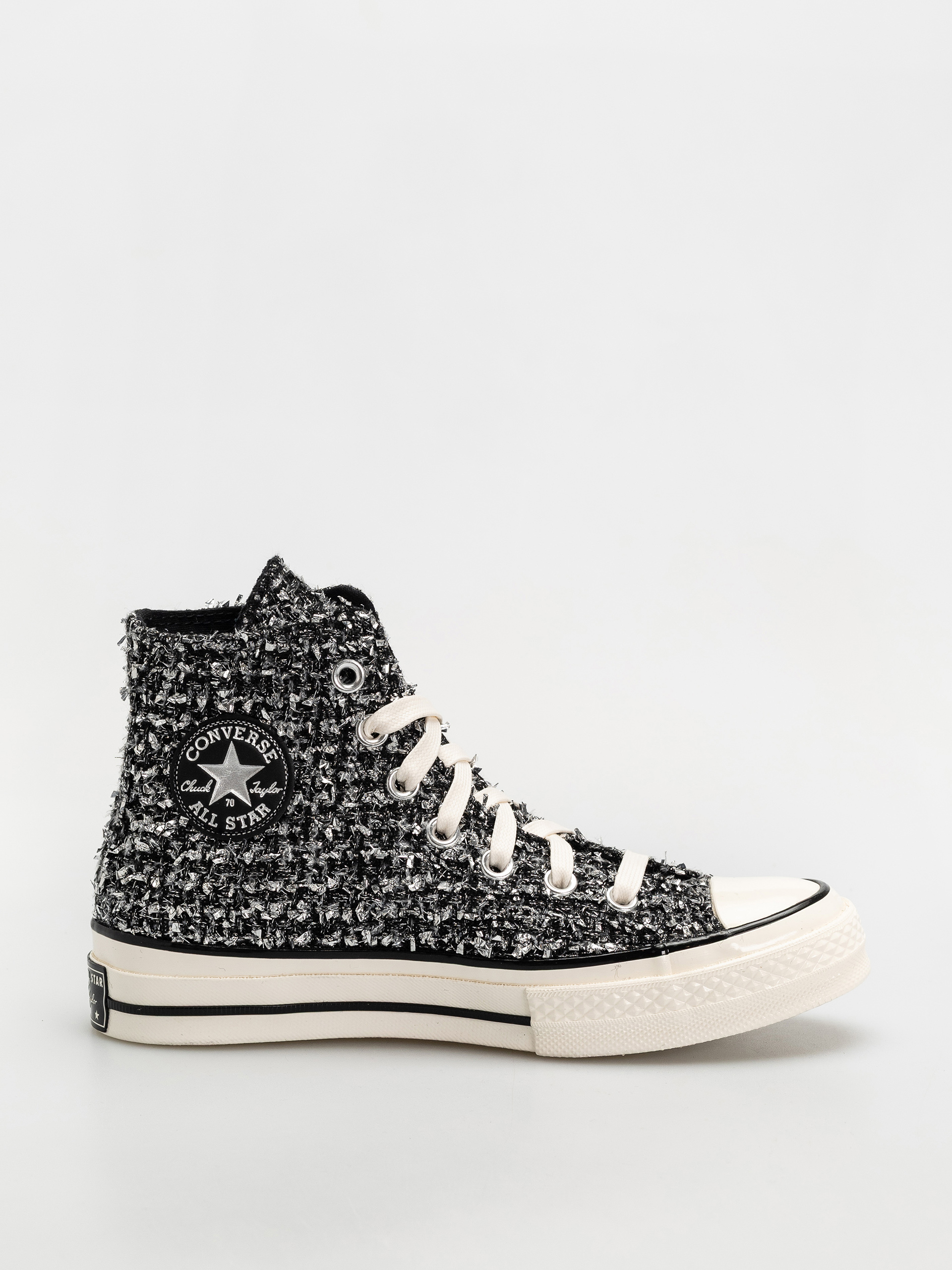 Tornacipők Converse Chuck 70 Hi (black/silver/egret)