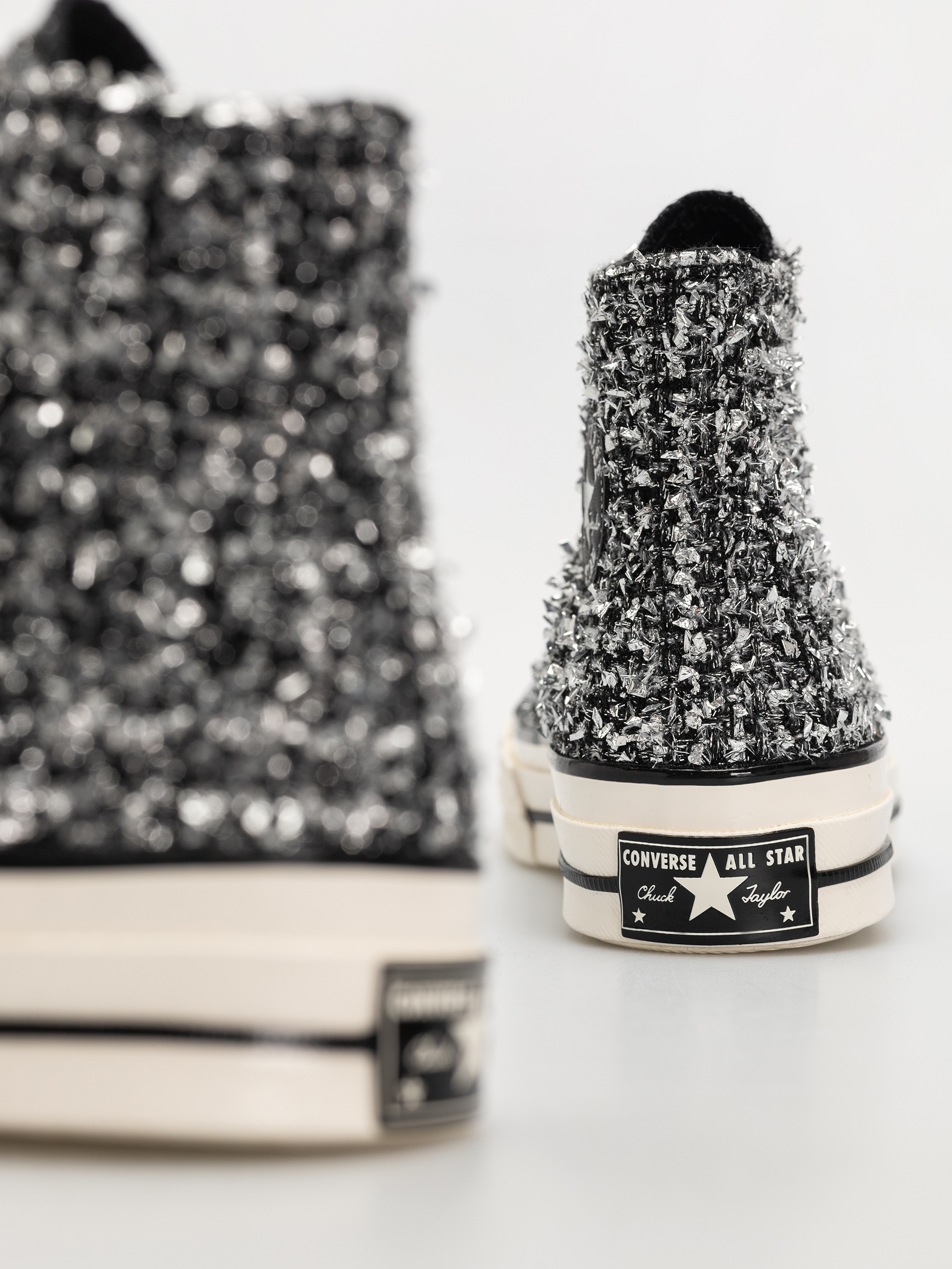 Tornacipők Converse Chuck 70 Hi (black/silver/egret)