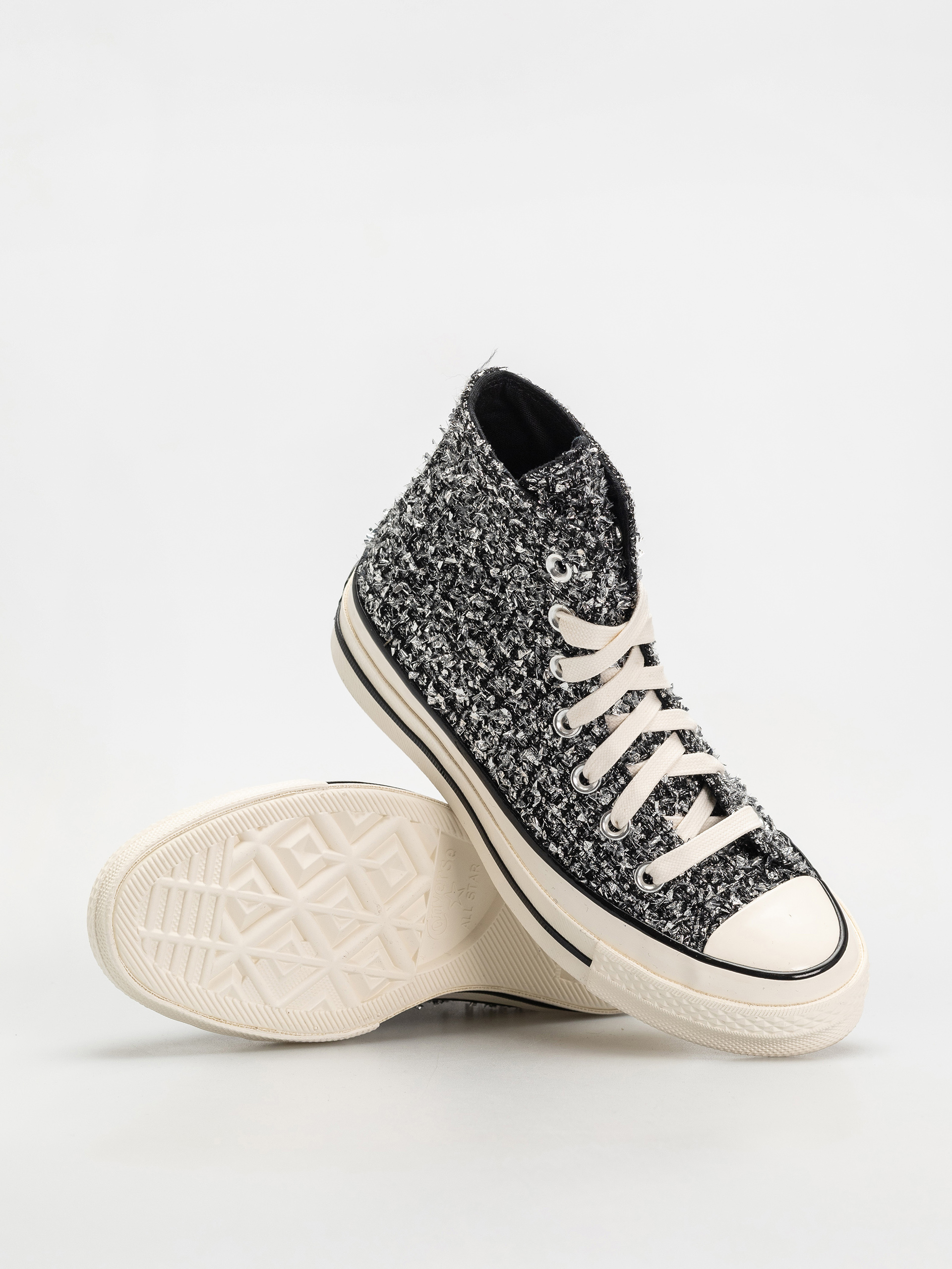 Tornacipők Converse Chuck 70 Hi (black/silver/egret)