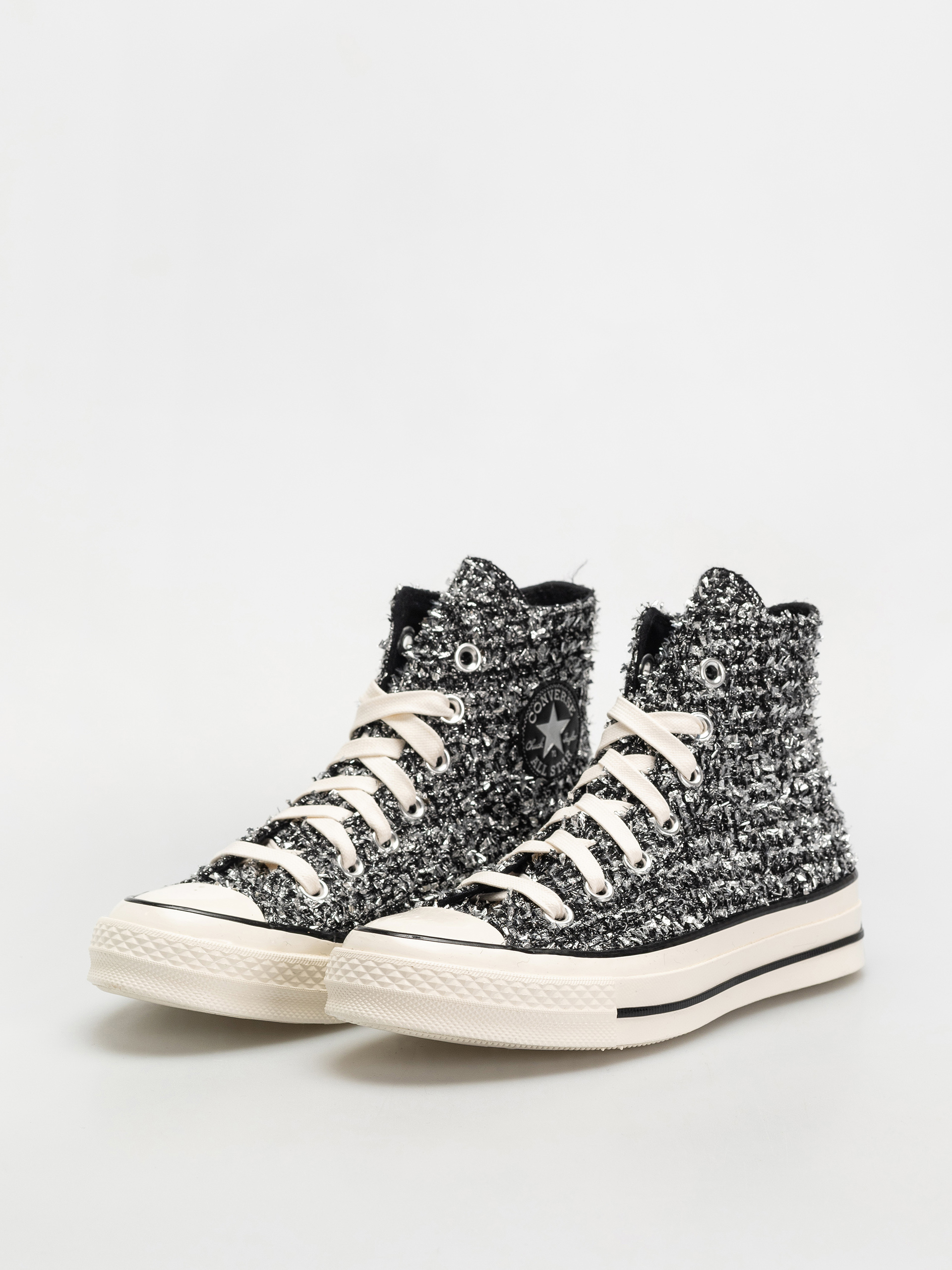 Tornacipők Converse Chuck 70 Hi (black/silver/egret)