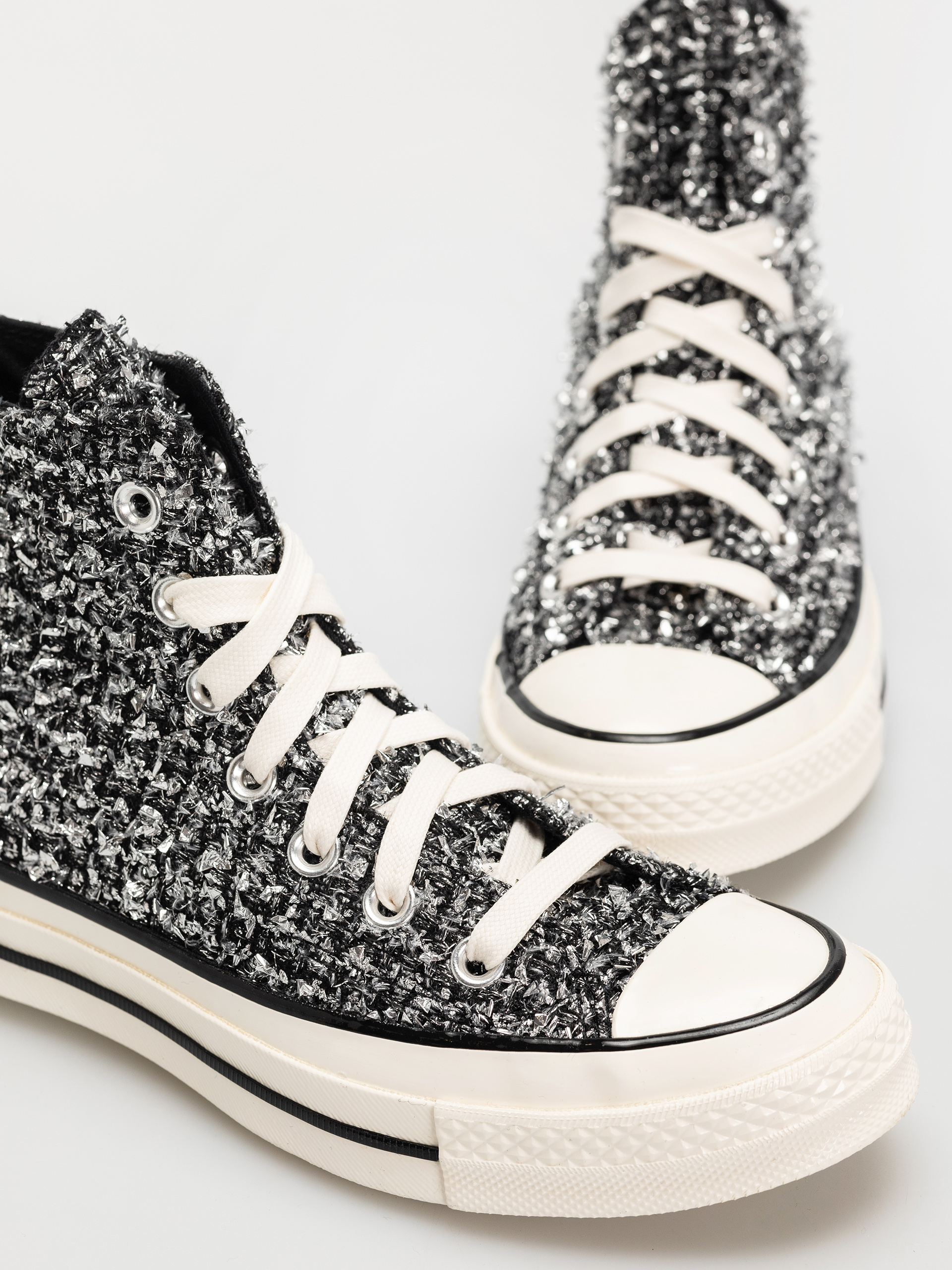 Tornacipők Converse Chuck 70 Hi (black/silver/egret)