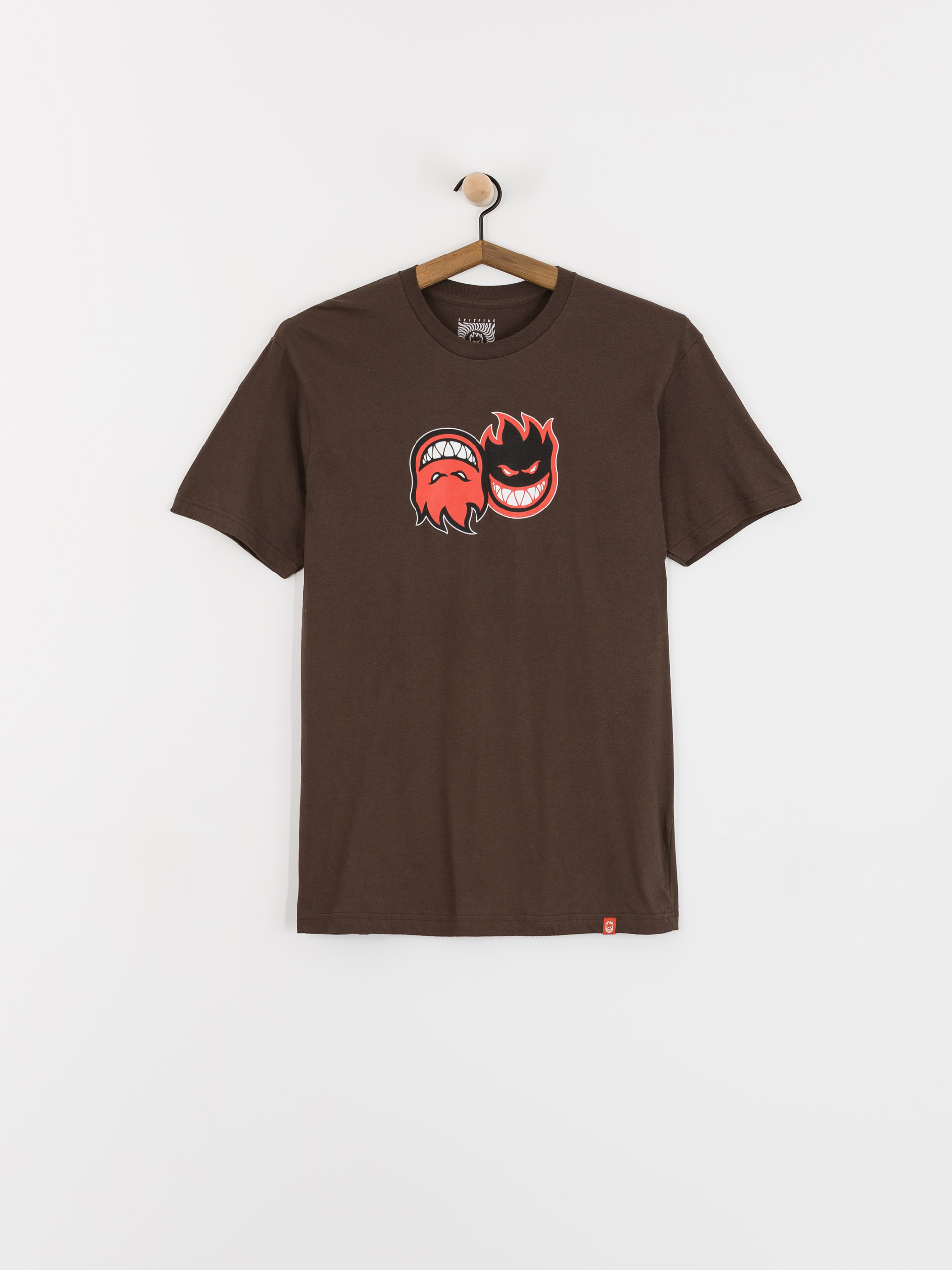 Spitfire Eternal Fill Póló (brown w/red white&black print)