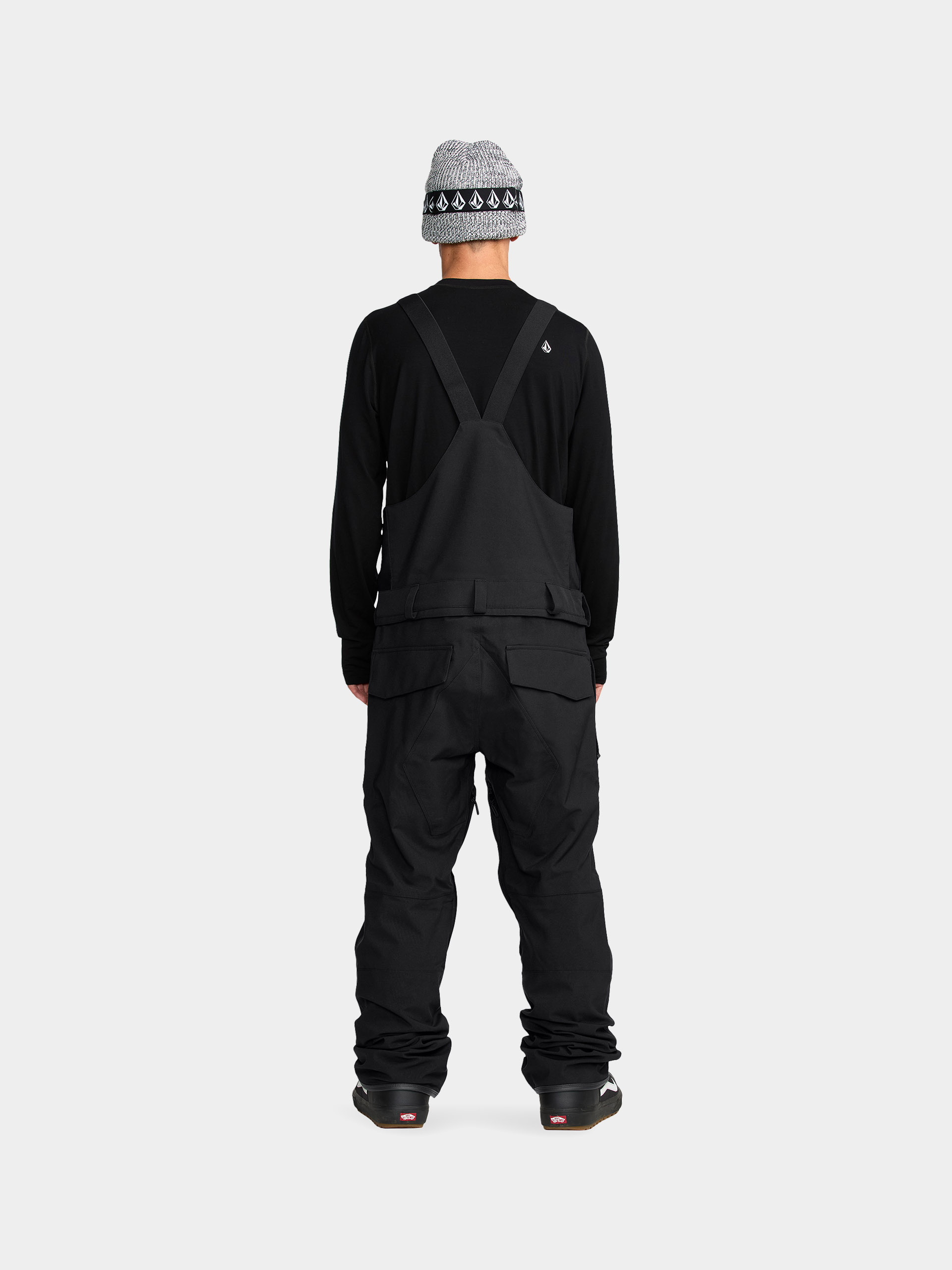 Férfi Snowboard nadrág Volcom Roan Bib Overall (black)