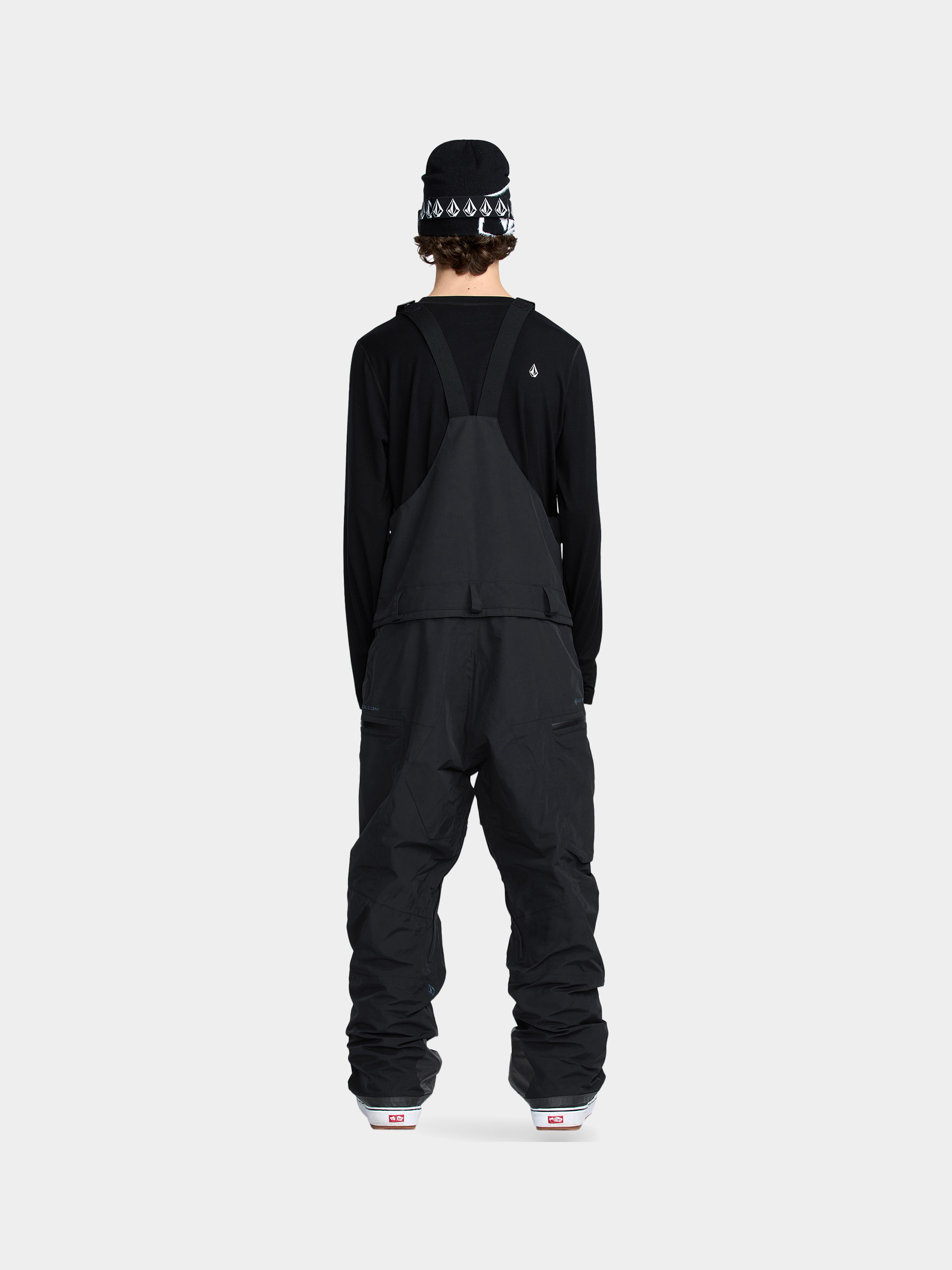 Férfi Snowboard nadrág Volcom Rain Gore Tex Bib Overall (black)