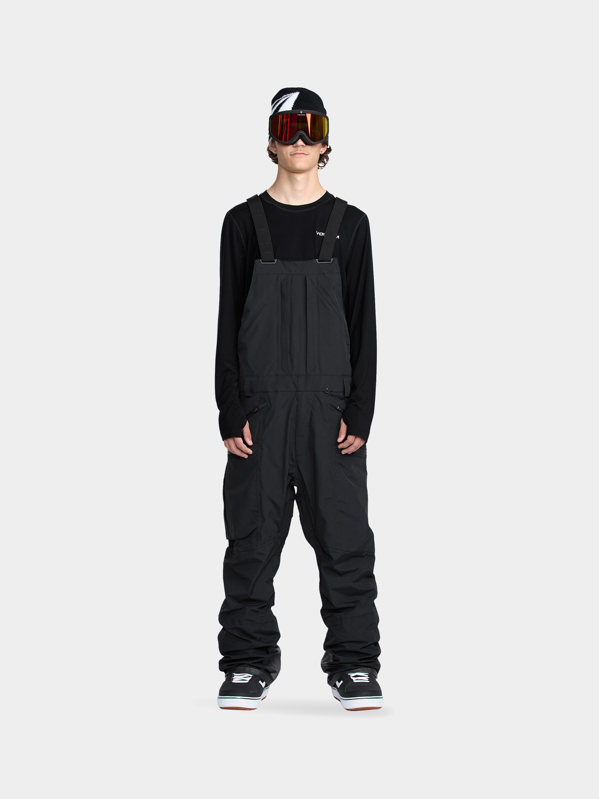 Snowboard nadrág Volcom Rain Gore Tex Bib Overall (black)