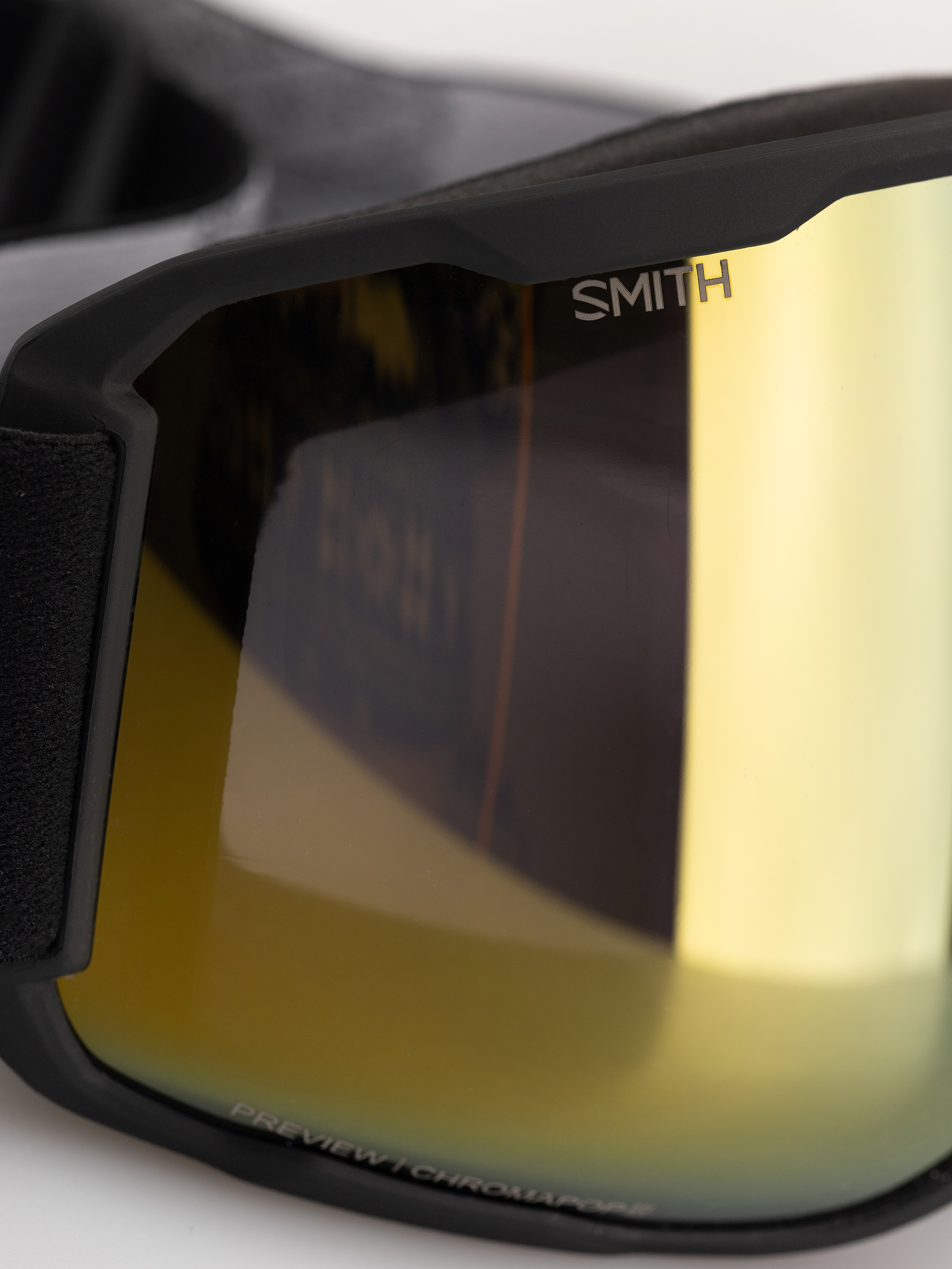Smith Preview Snowboard szemüveg (black/chromapop sun black gold mirror)