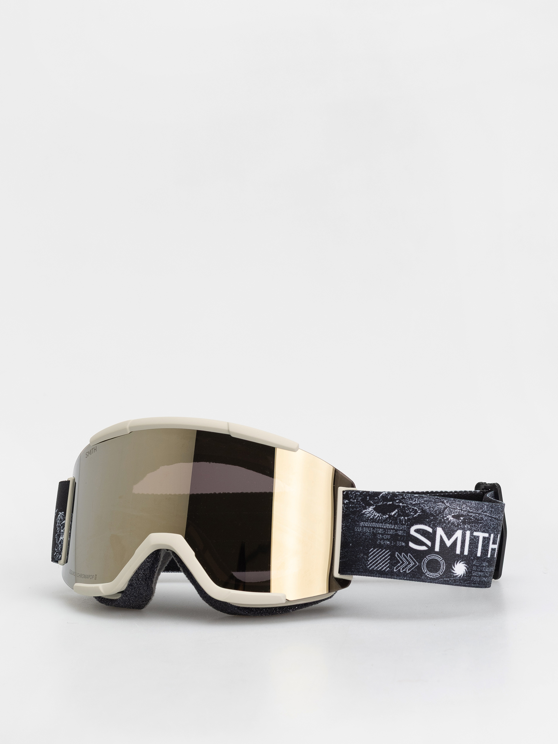 Smith Squad Snowboard szemüveg (chalk space invader/chromapop sun black gold mirror)