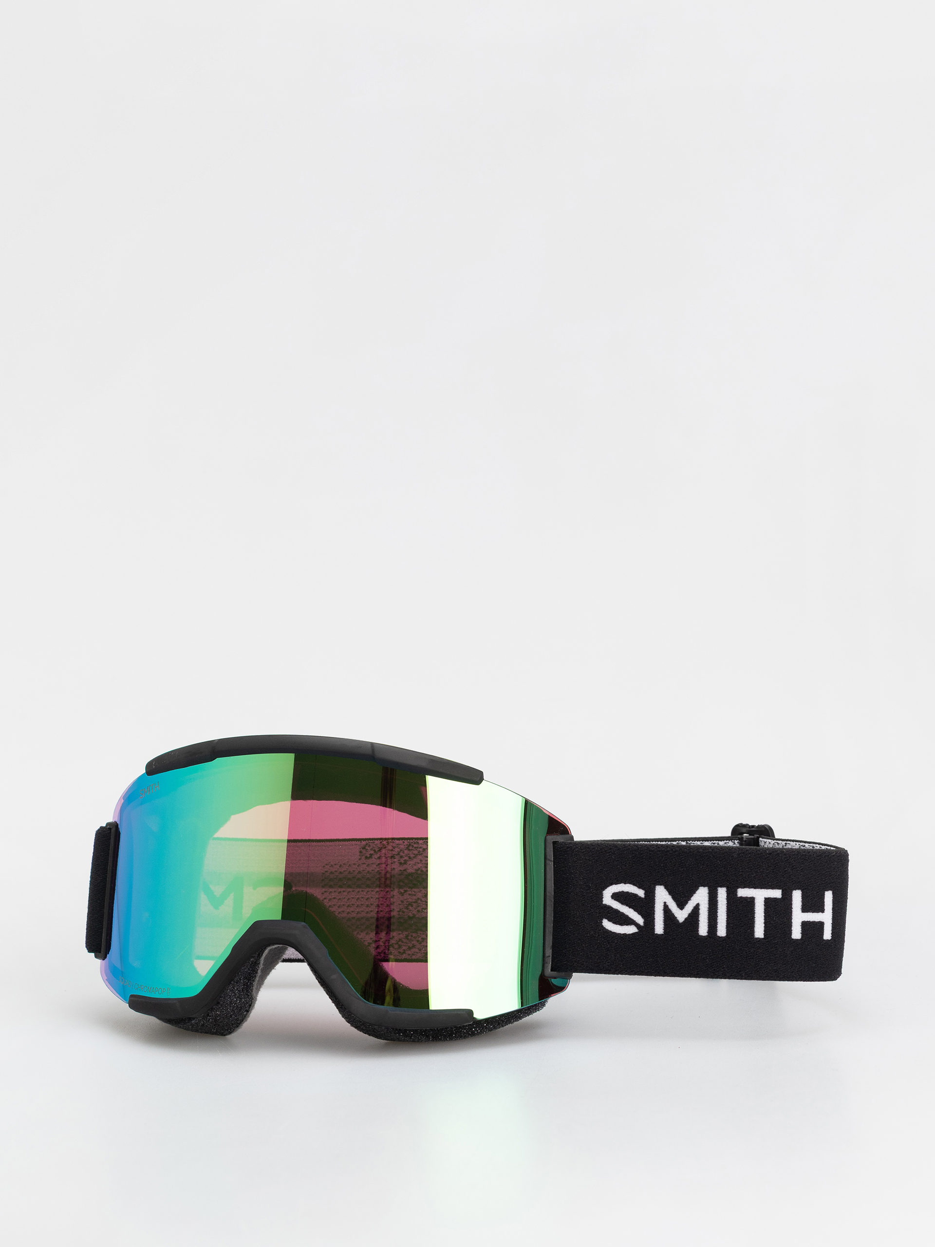 Smith Squad Snowboard szemu00fcveg (black/chromapop everyday green mirror)