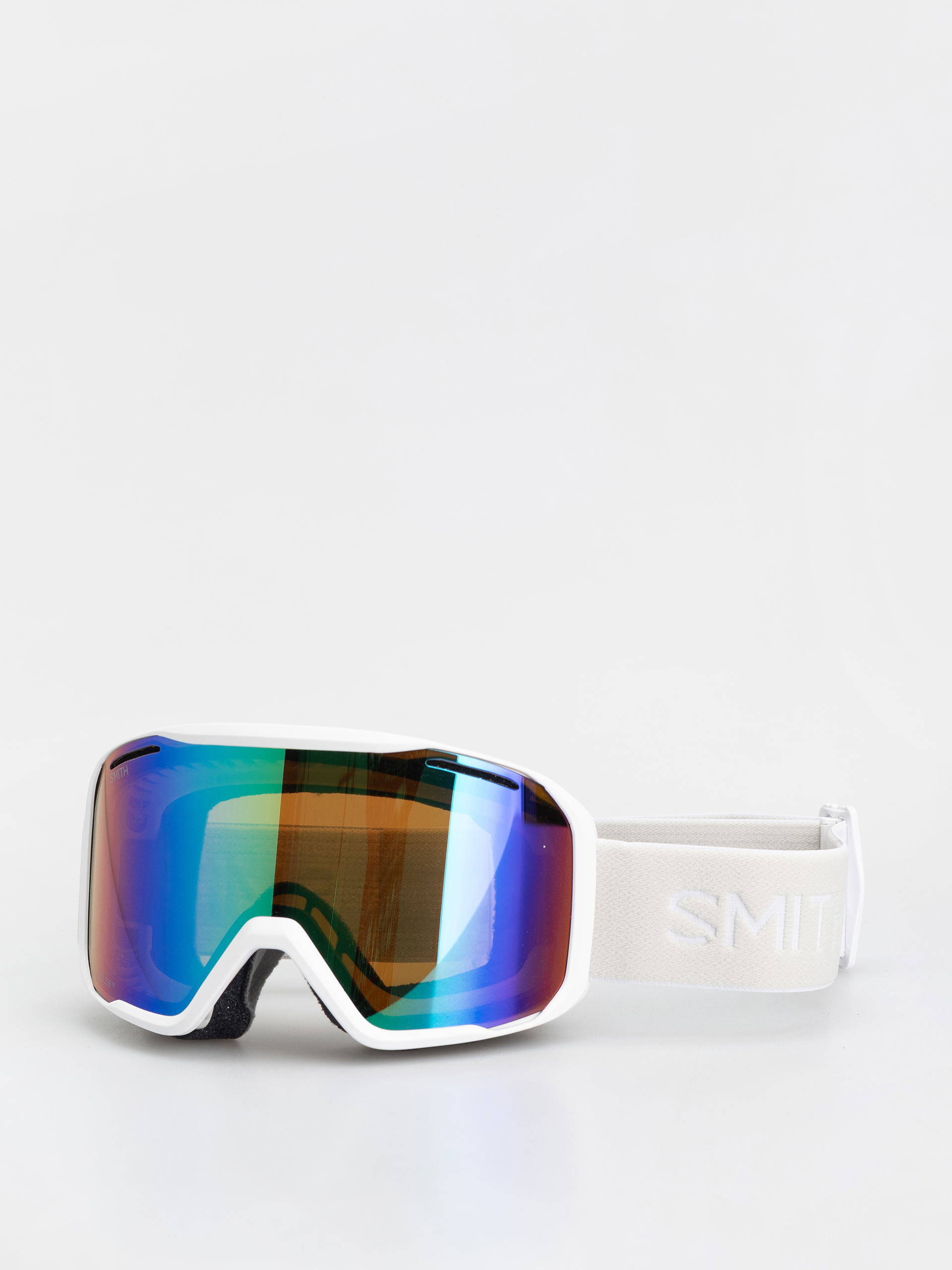 Smith Blazer Snowboard szemüveg (white/green sol x mirror)