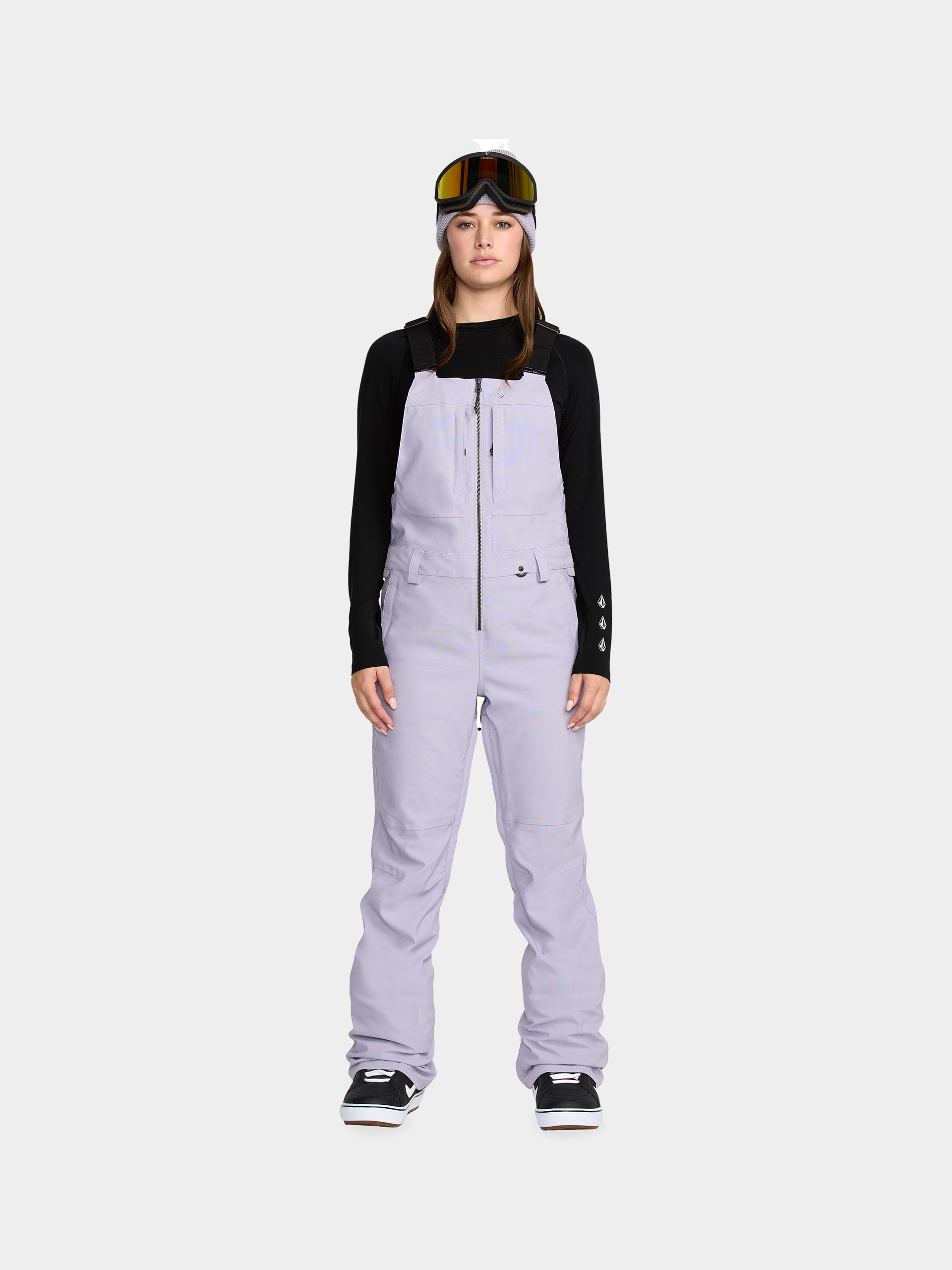 Snowboard nadrág Volcom Swift Bib Overall Wmn (lavender aura)