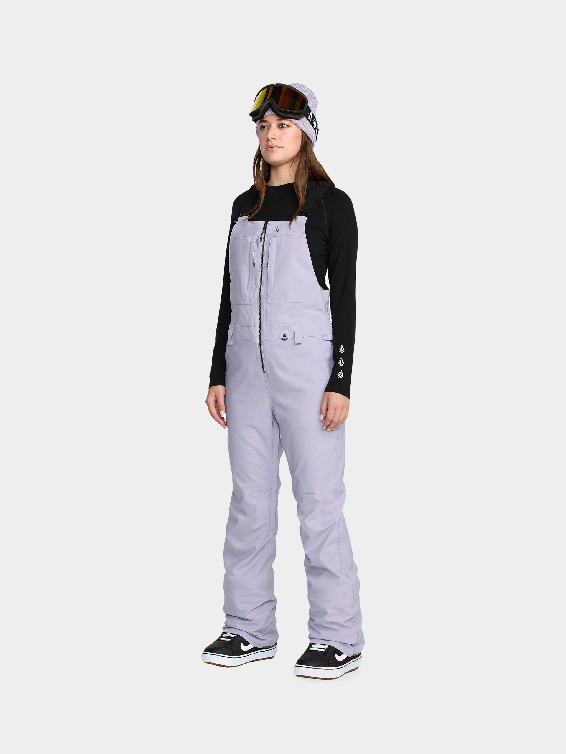 Női Snowboard nadrág Volcom Swift Bib Overall (lavender aura)
