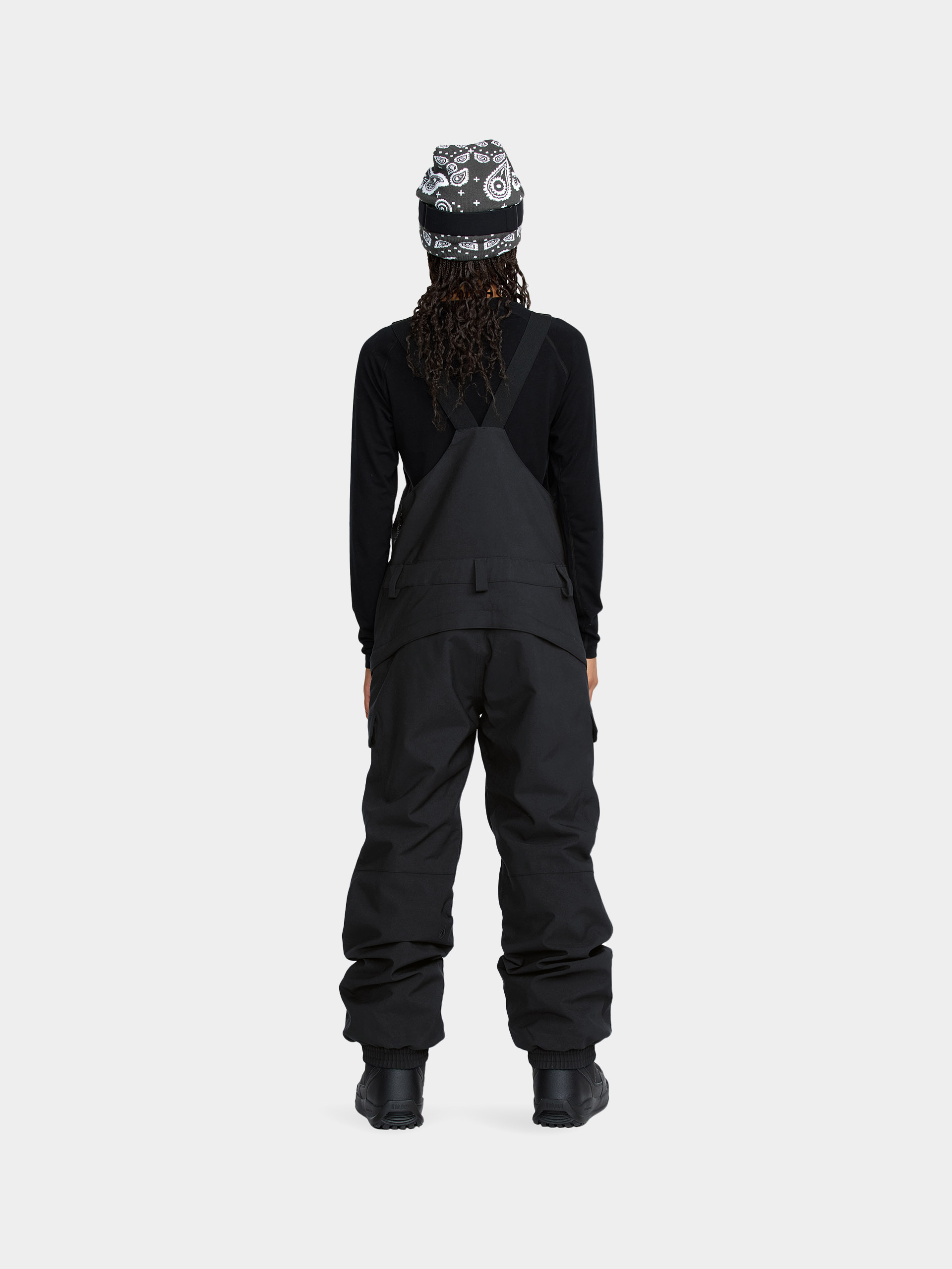 Női Snowboard nadrág Volcom Creston 3D Stretch Bib Overall (black)