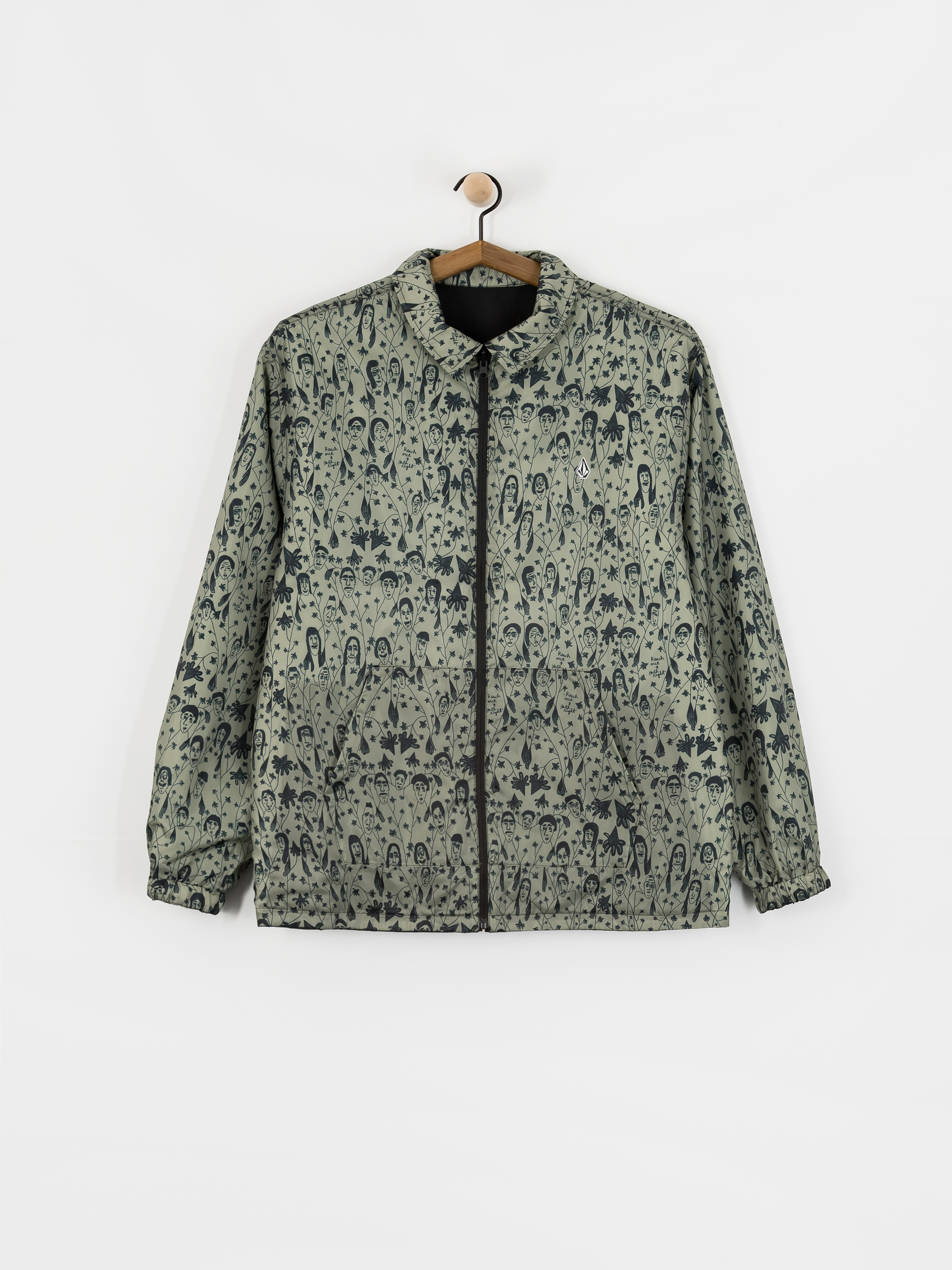 Volcom Fakie Reversible Dzseki (black)