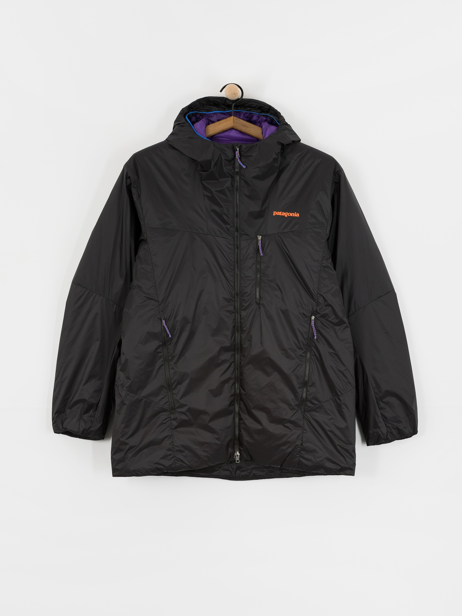 Patagonia DAS Parka Dzseki (black w/p6 blue)