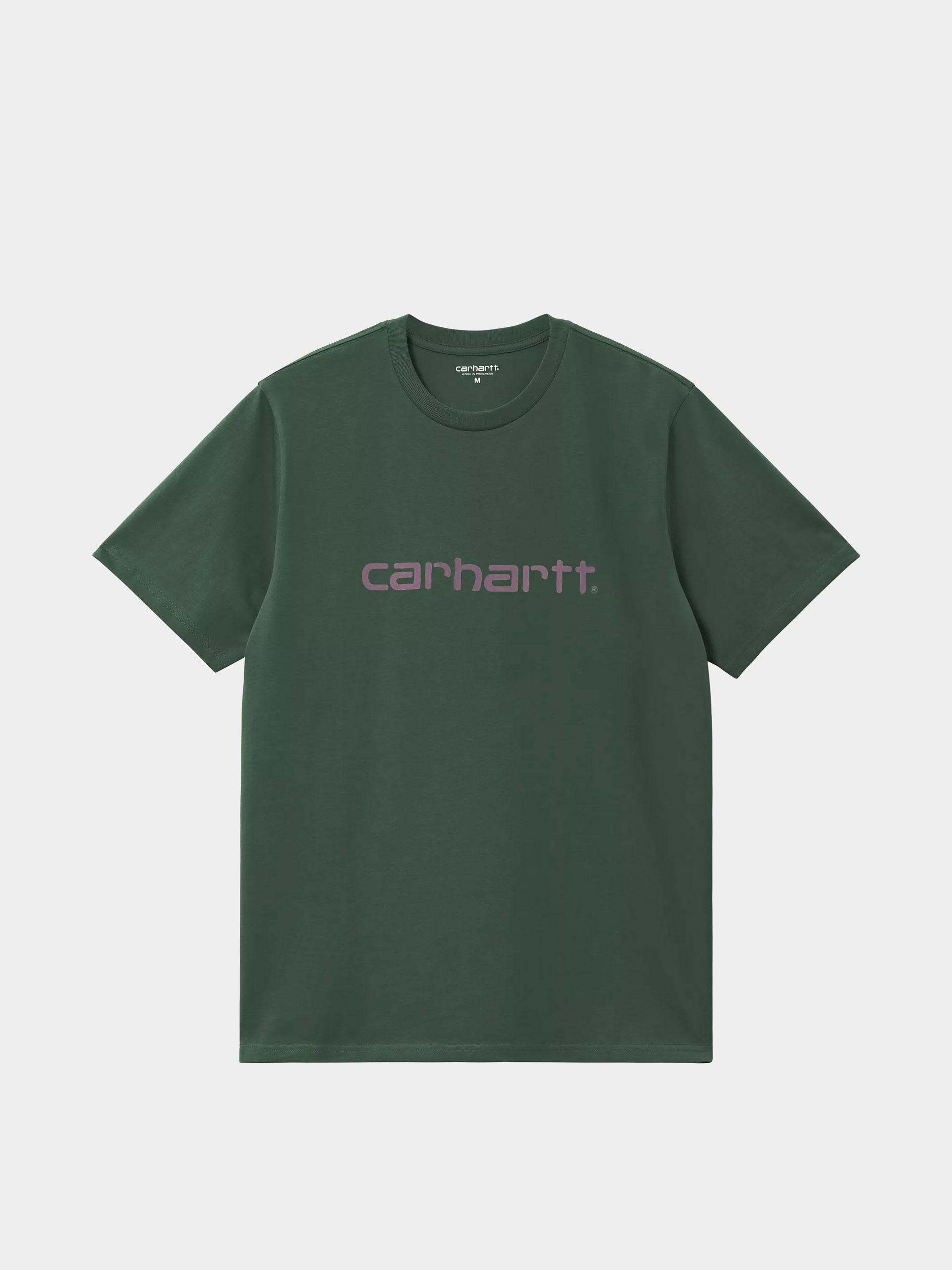 Póló Carhartt WIP Script (sycamore tree/phlox)