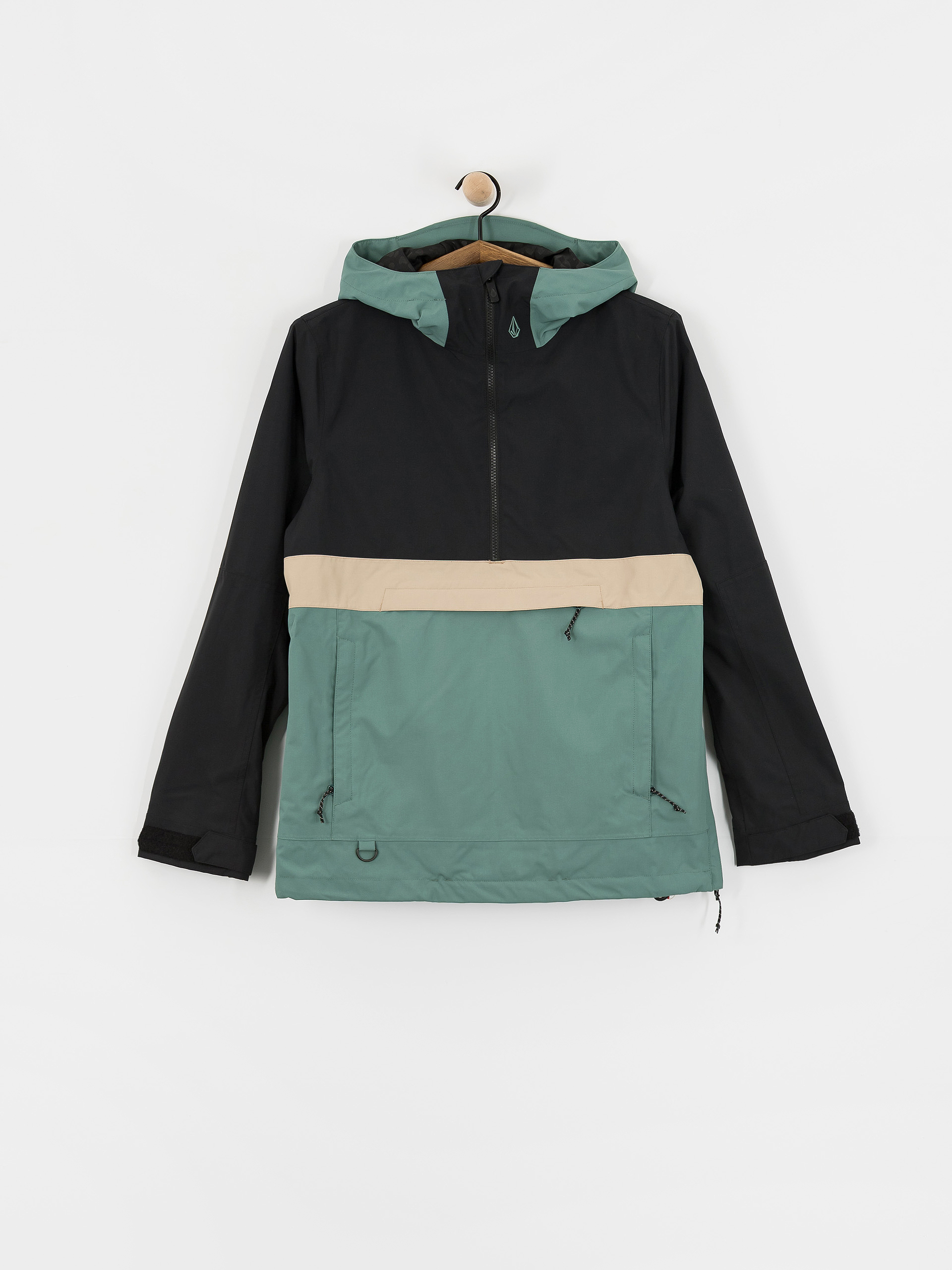 Snowboard dzseki Volcom Harlan Pullover Wmn (spruce green)