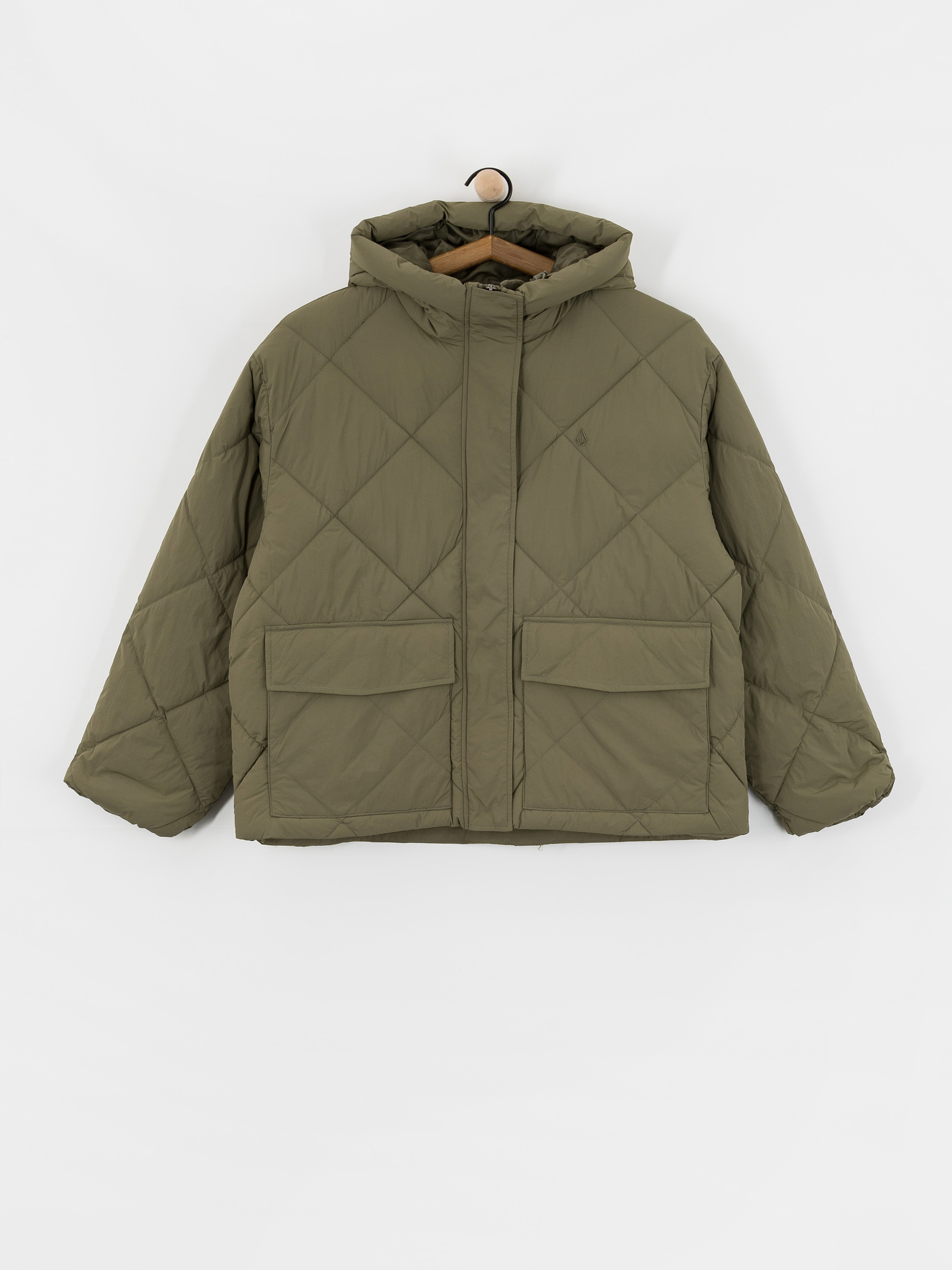Dzseki Volcom Out Of Boxy Puff Wmn (wintermoss)