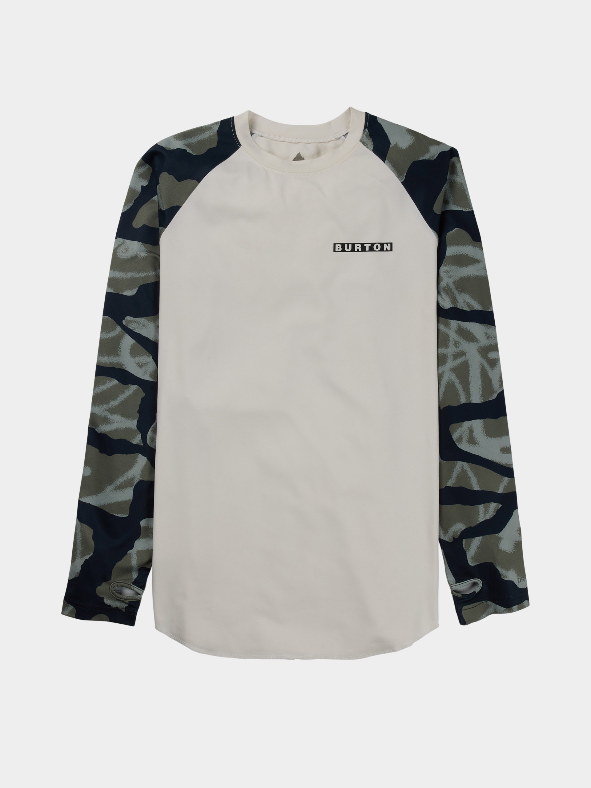 Hosszú ujjú thermo felső Burton Roadie Base Layer Tech (stout white/graffiti camo)