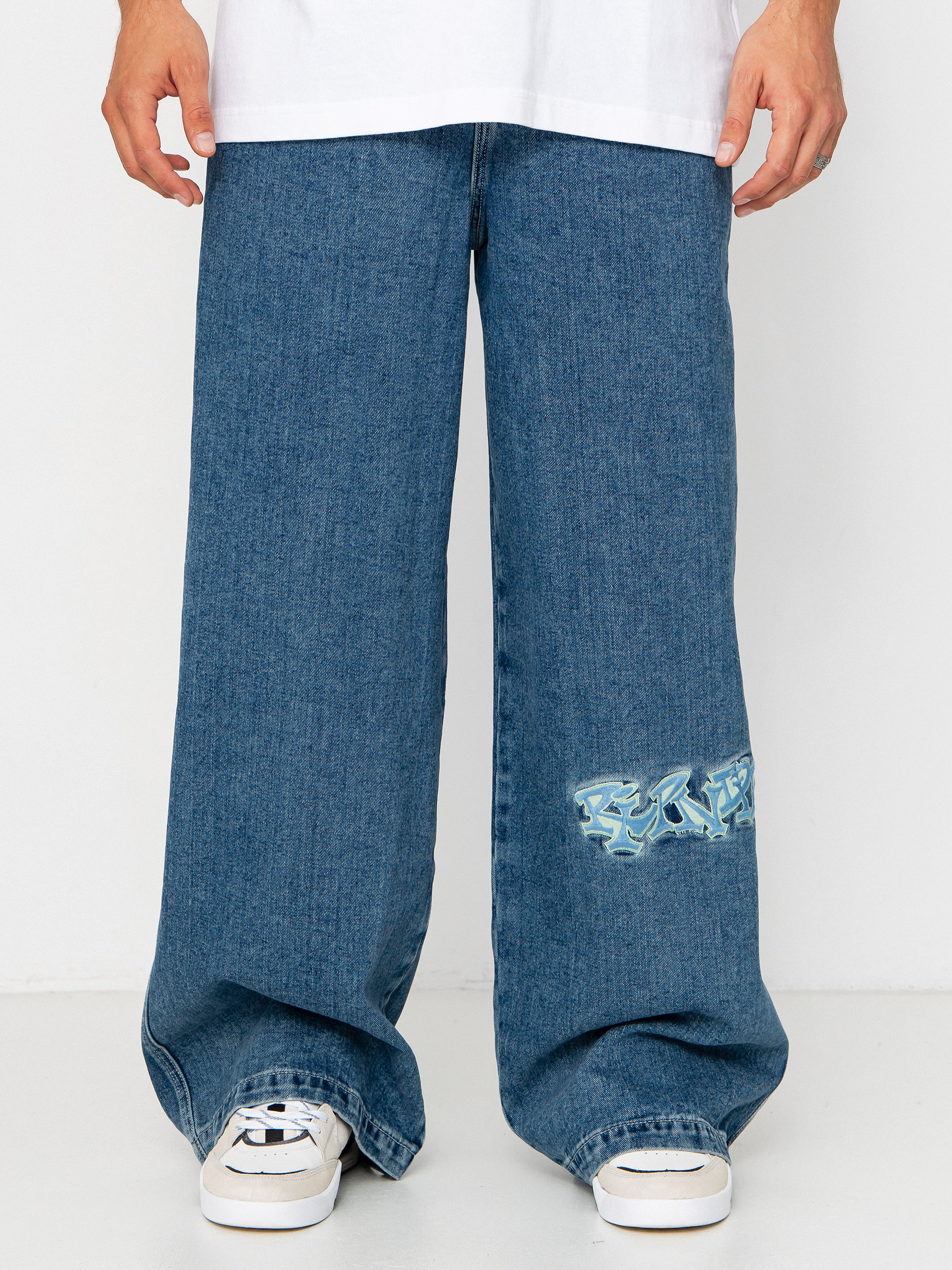 RipNDip Ace Ultra Wide Leg Kisnadrág (medium wash)
