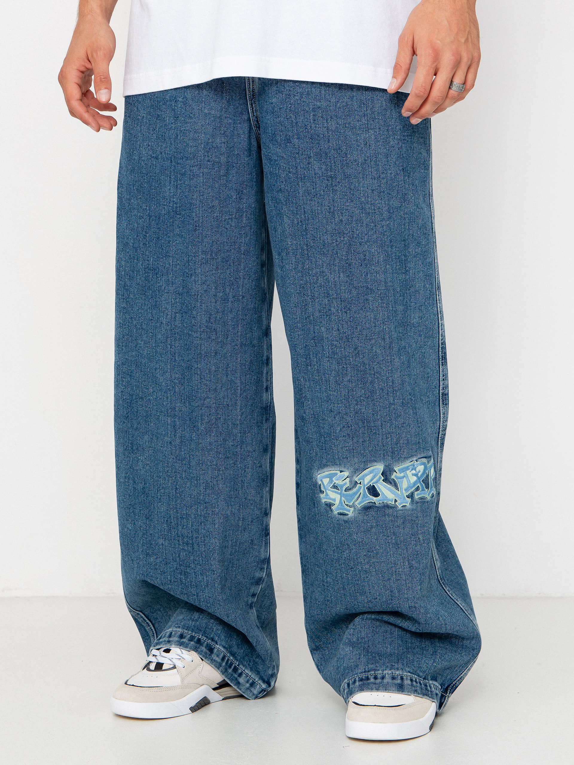 RipNDip Ace Ultra Wide Leg Kisnadrág (medium wash)