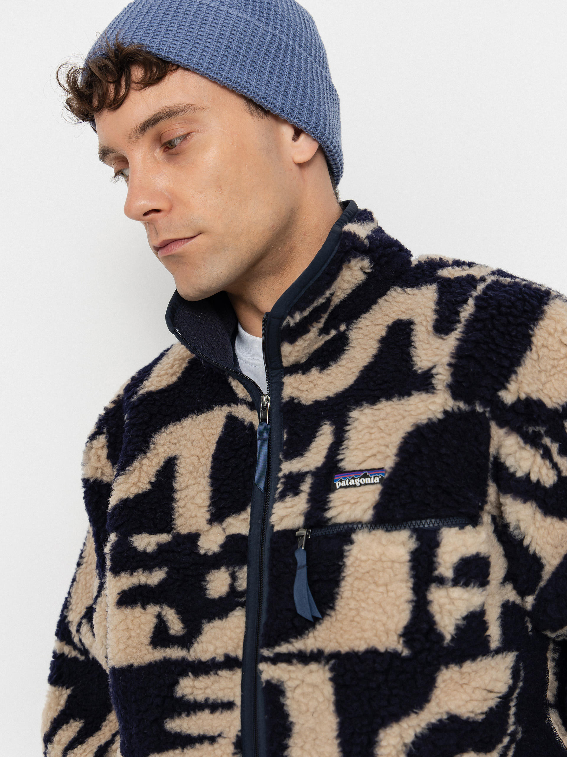 Patagonia Natural Blend Retro Cardigan Pulóver (mother tree oar tan)