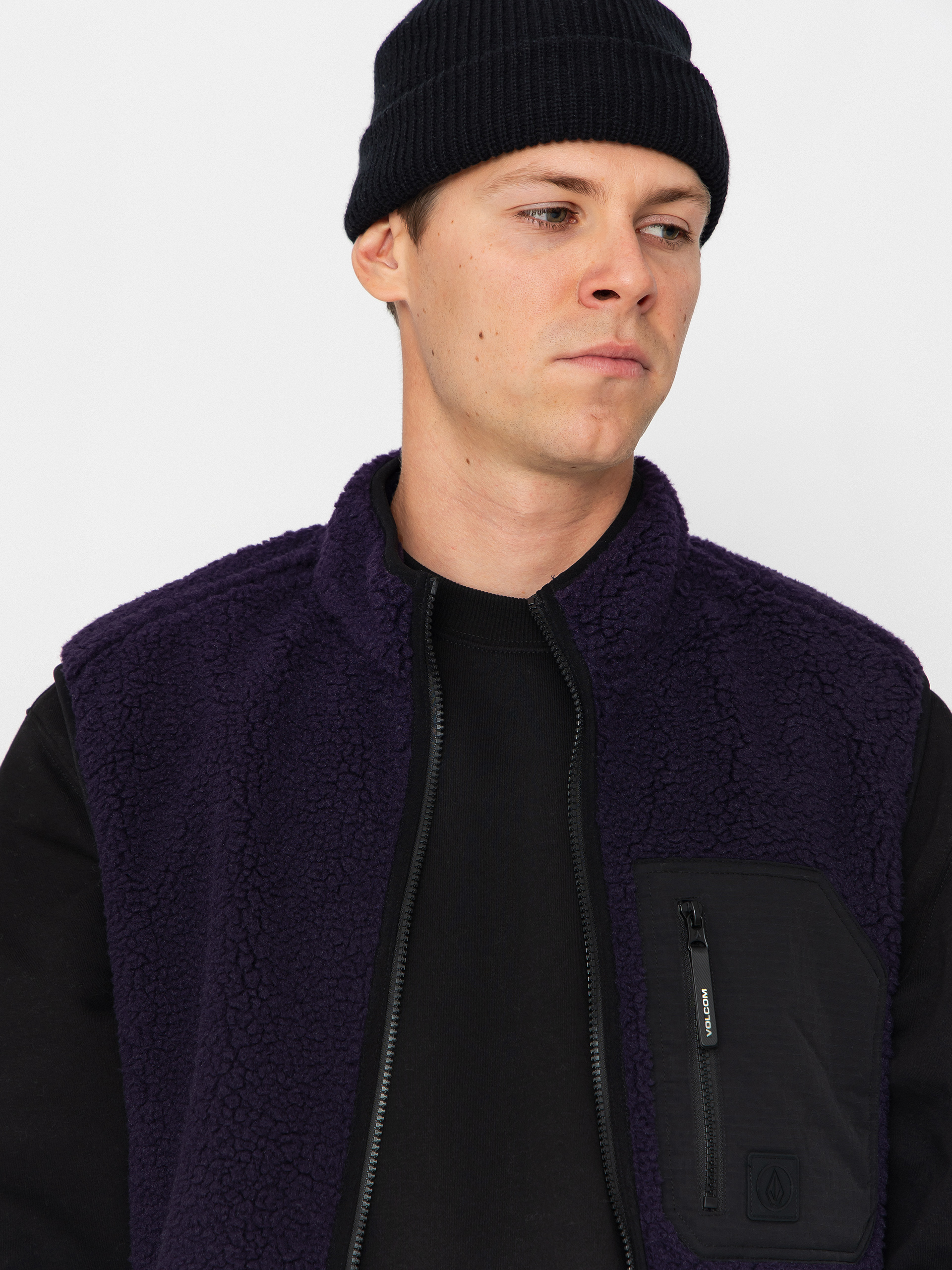 Mellény Volcom Muzzer Fuzzar (dark purple)