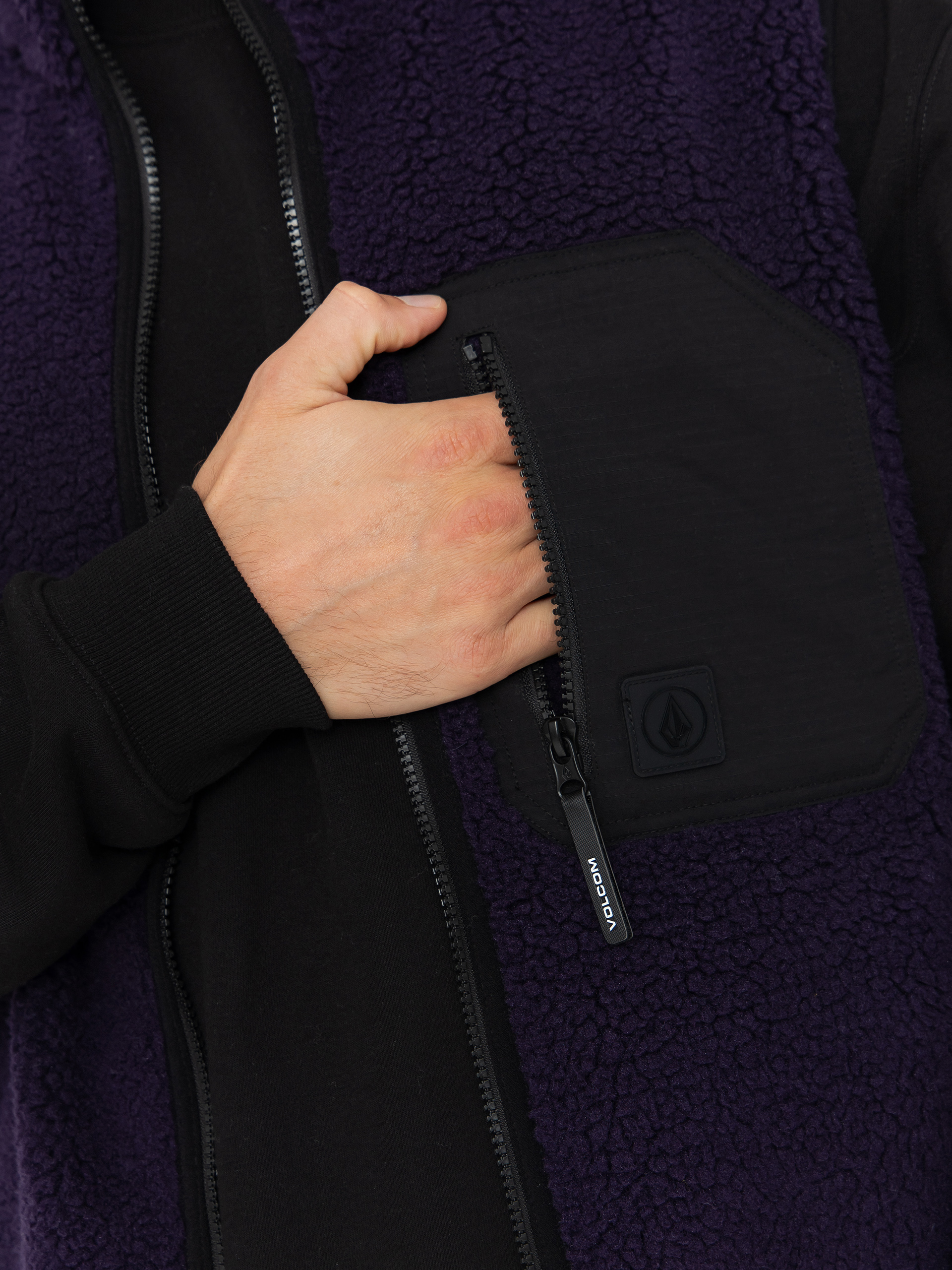 Mellény Volcom Muzzer Fuzzar (dark purple)