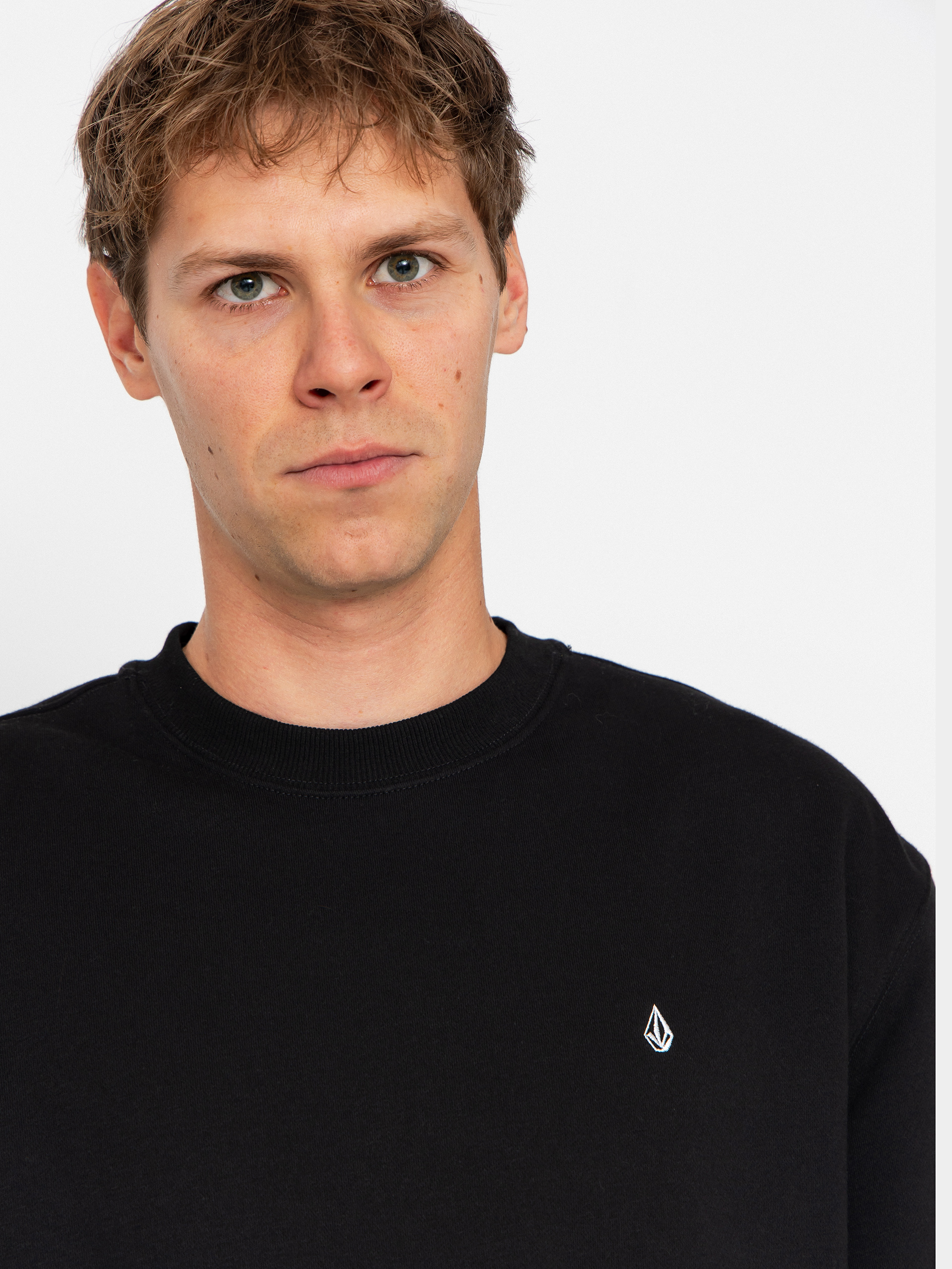 Volcom Single Stone Crew Pulóver (black)