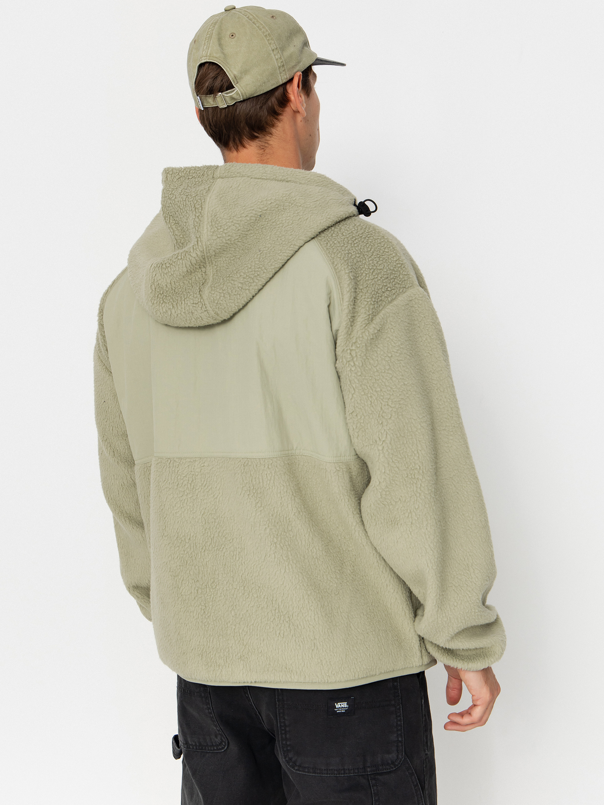 Volcom Nomaa Sherpa ZHD Kapucnis pulóver (green tea)