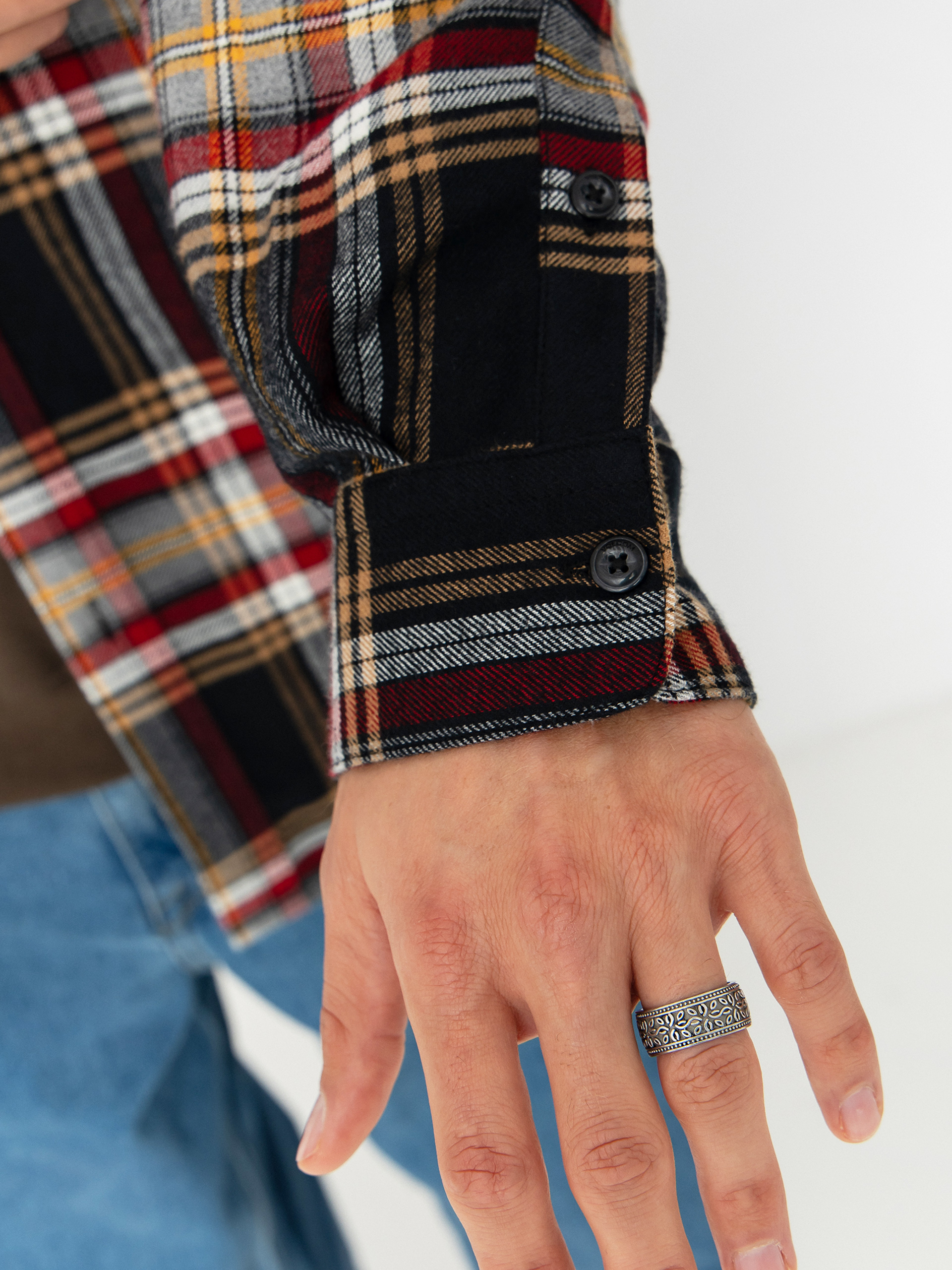 Volcom Netastone Flannel Ing (antique black)