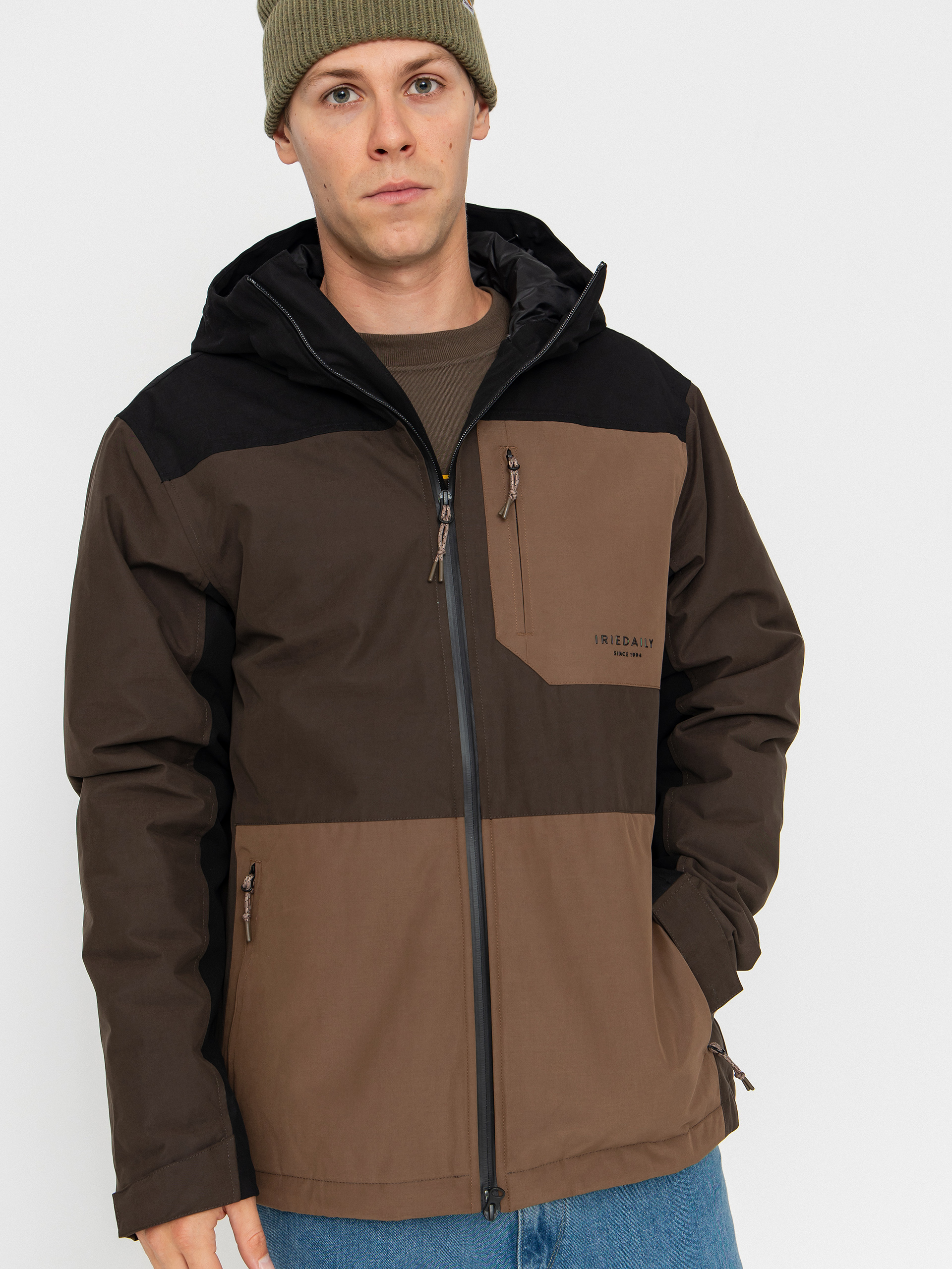 Iriedaily Nilas Anorak Dzseki (dark coffee)