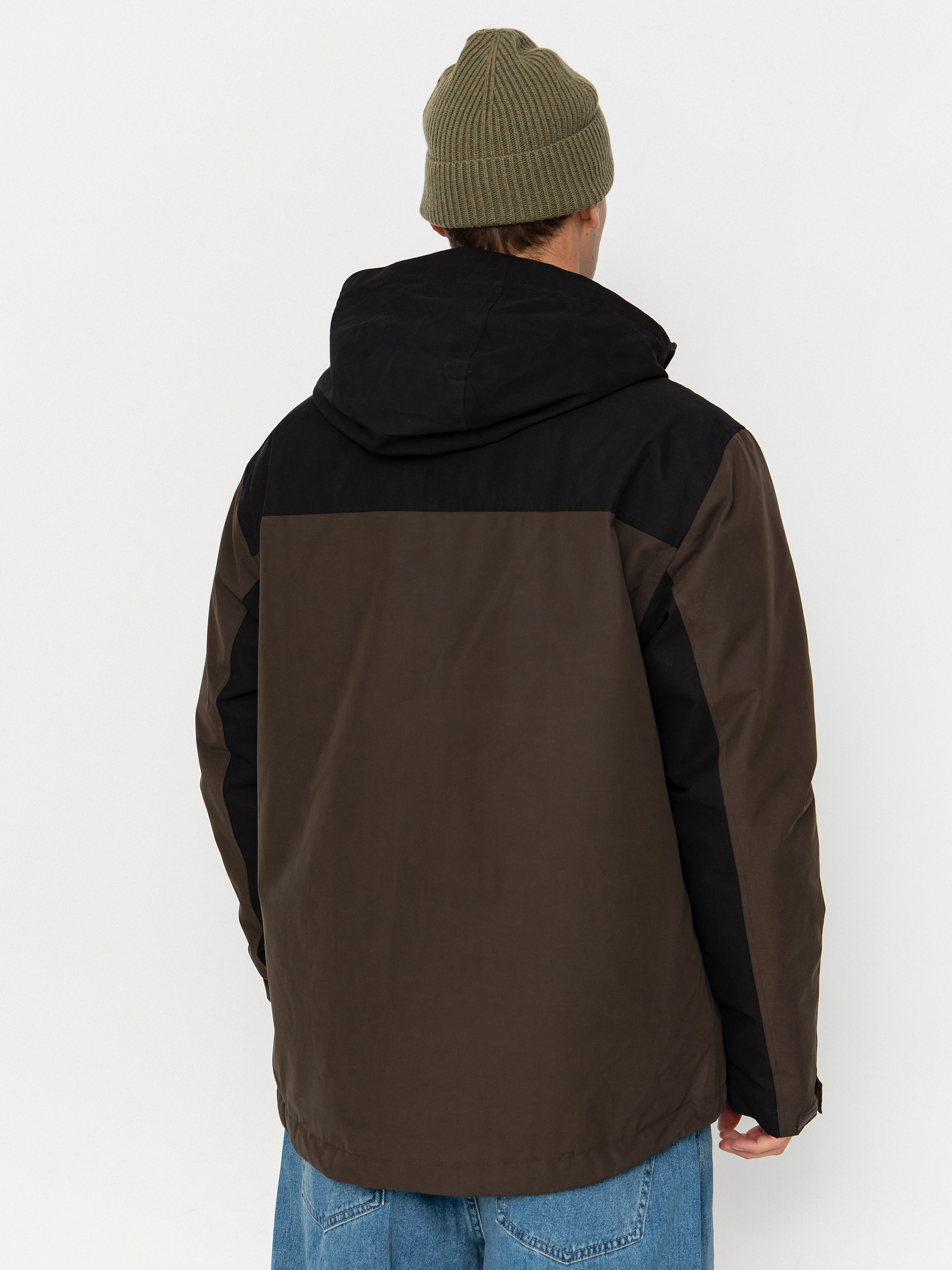 Dzseki Iriedaily Nilas Anorak (dark coffee)