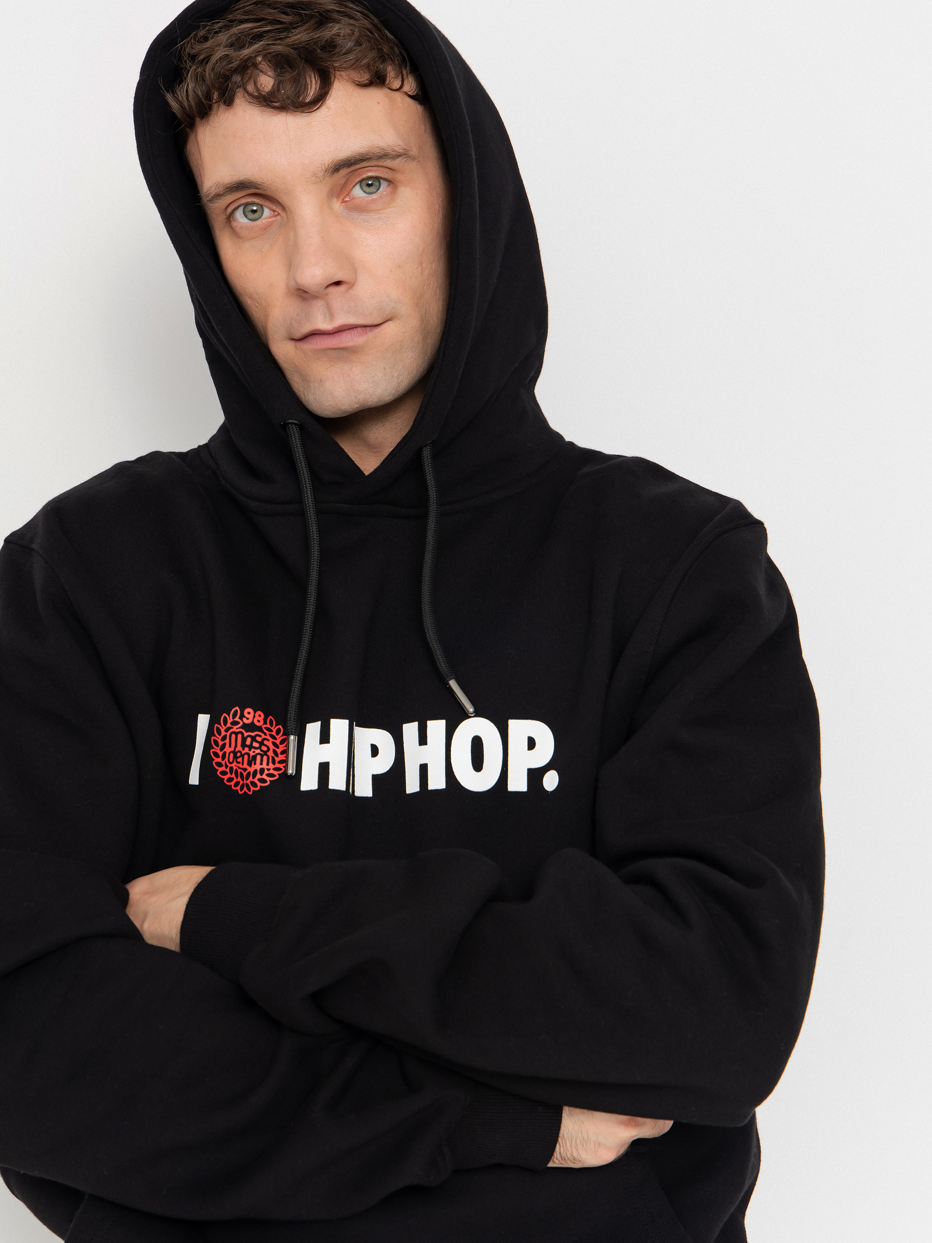 Kapucnis pulóver MassDnm Feelings HD (black)