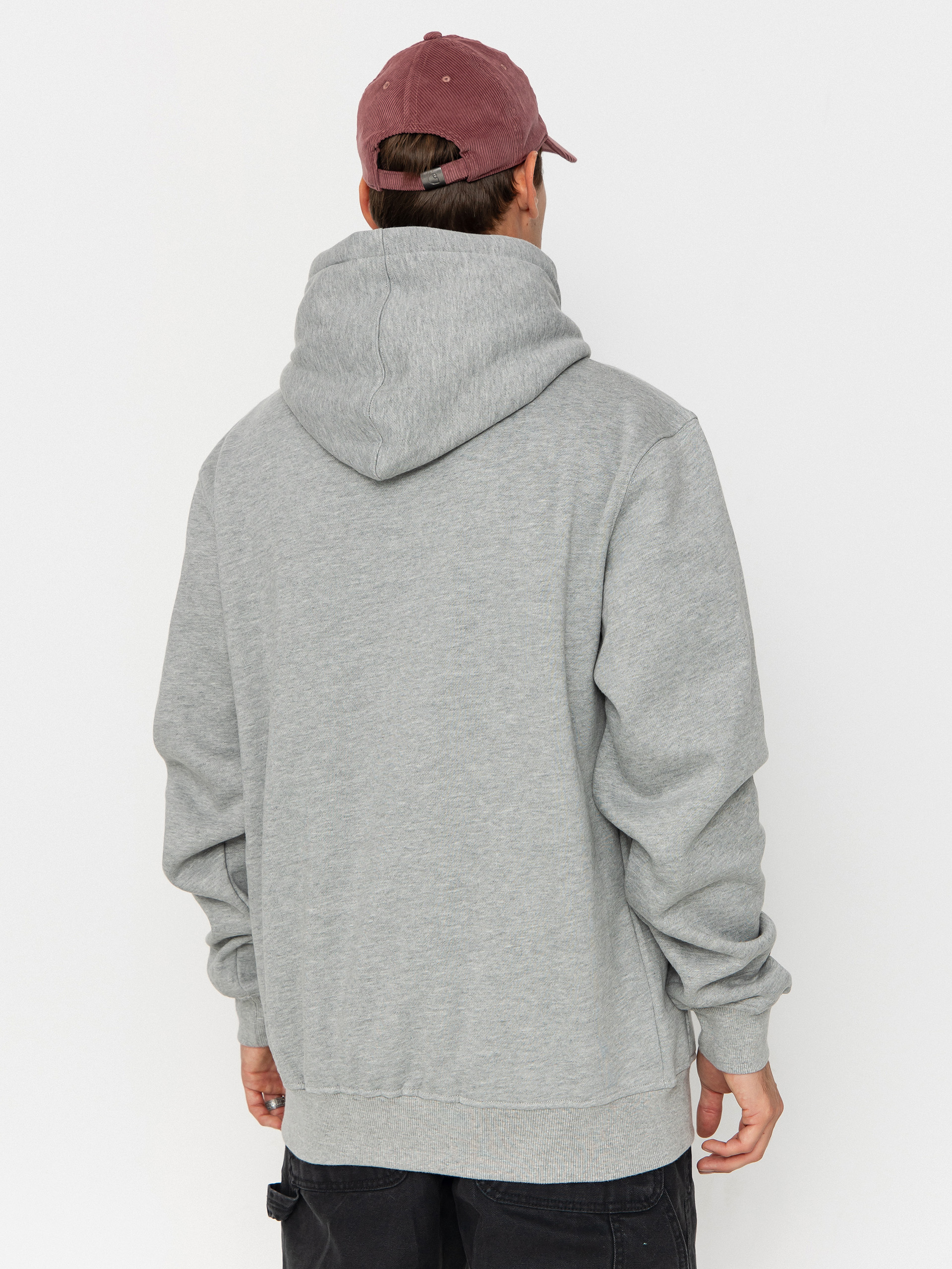 MassDnm Kapucnis pulóver Mini Box HD (light heather grey)