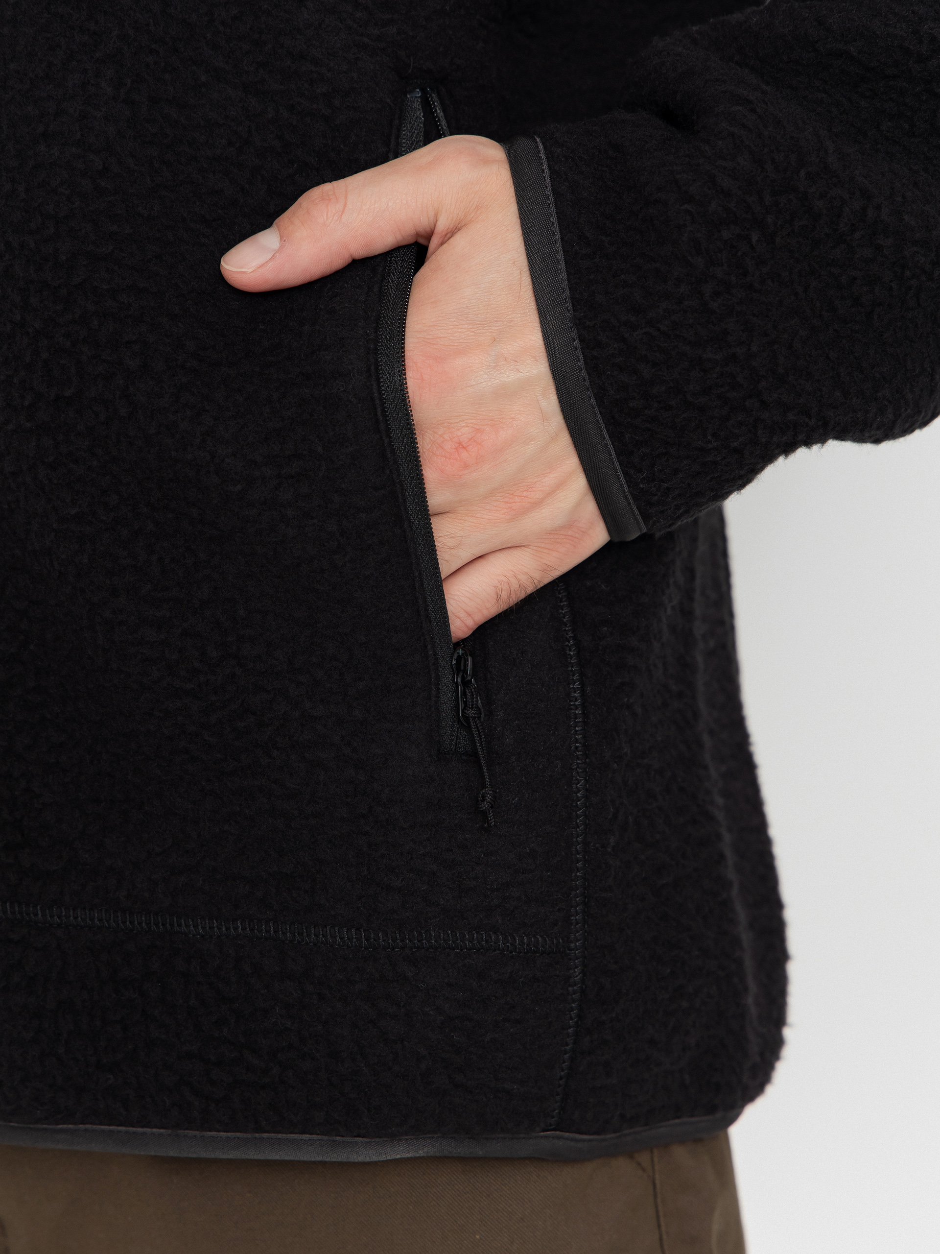 Férfi Polár pulóver Helly Hansen Panorama Pile Block (black)