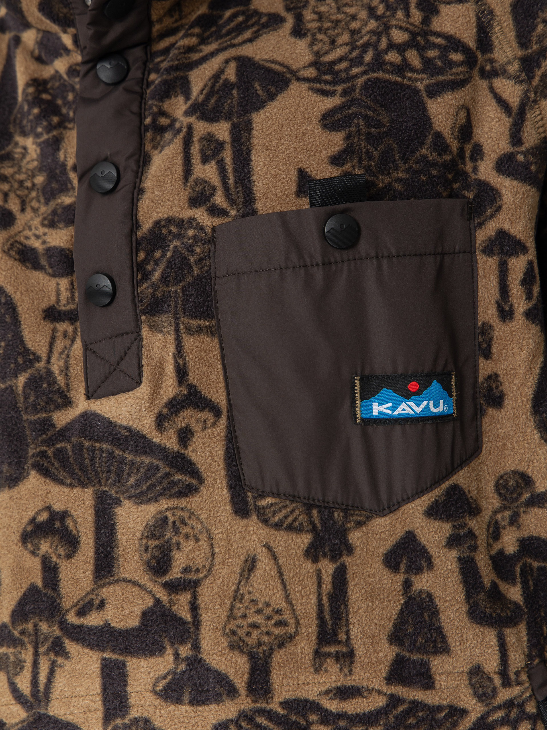 Férfi Polár pulóver Kavu Teannaway (mushroom seeker)