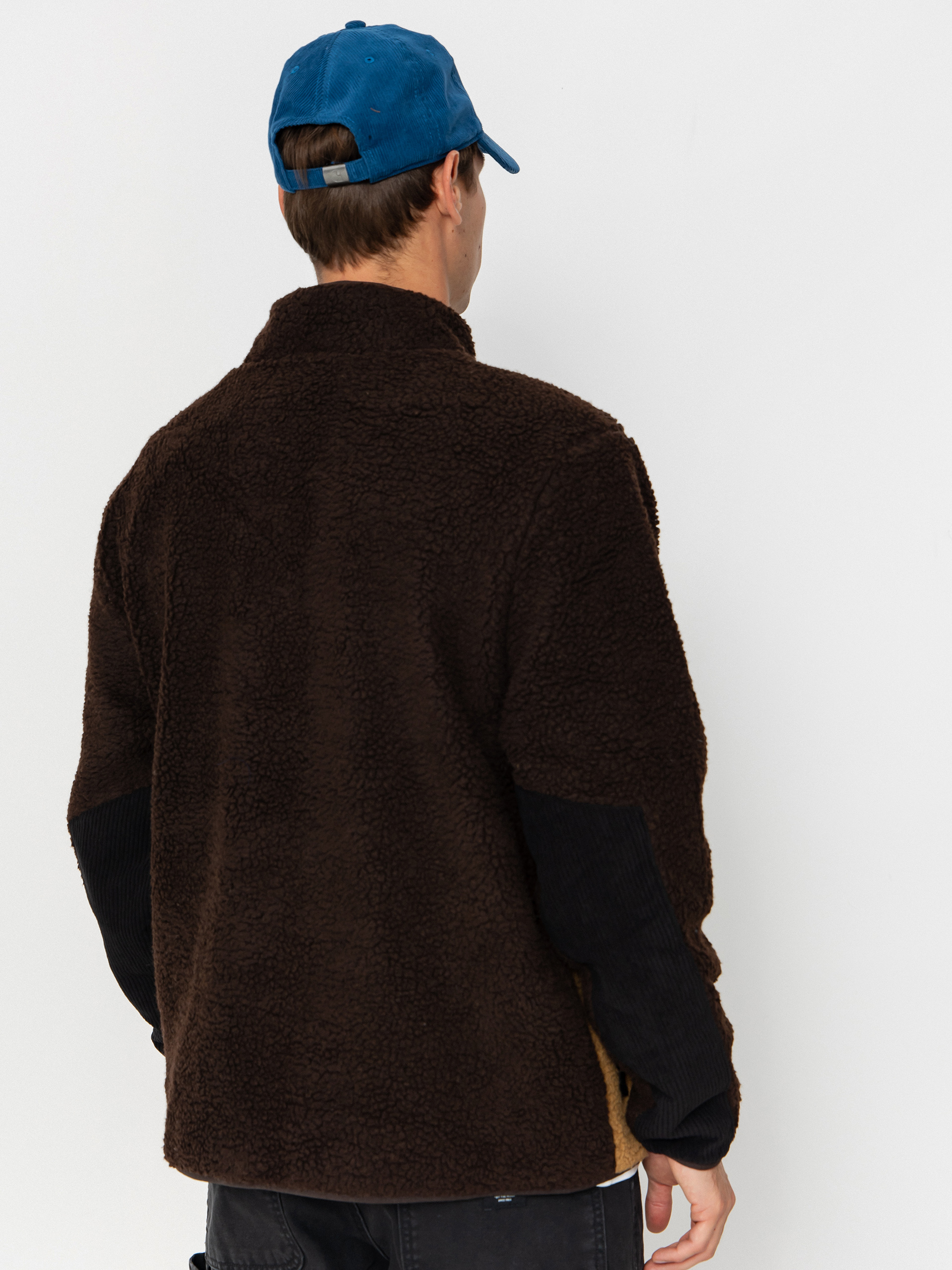 Férfi Kavu Wayside Polár pulóver (wild wood block)