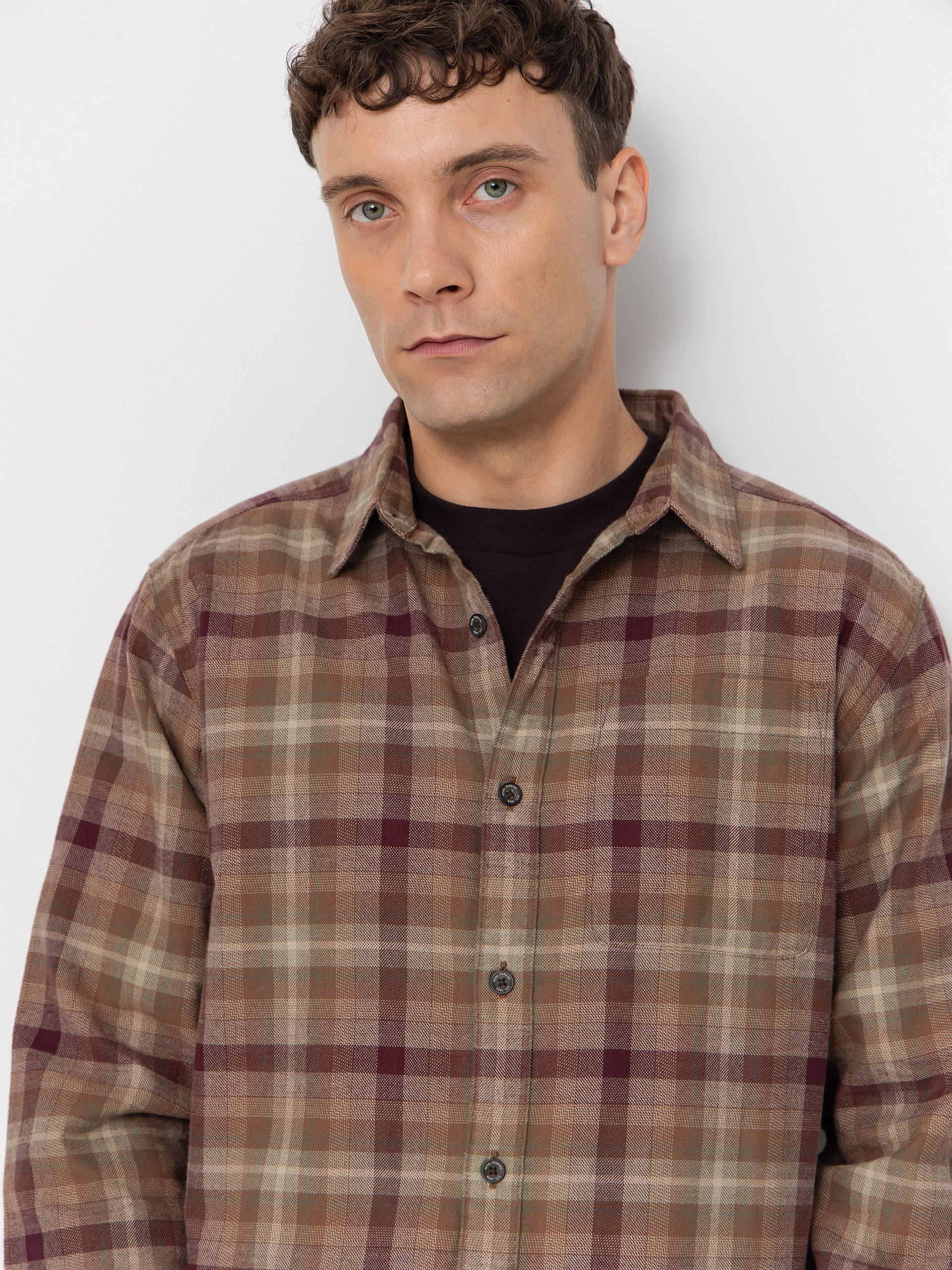 Royal Robbins Lieback Organic Cotton Flannel Ing (dusty olive dipsea pld)