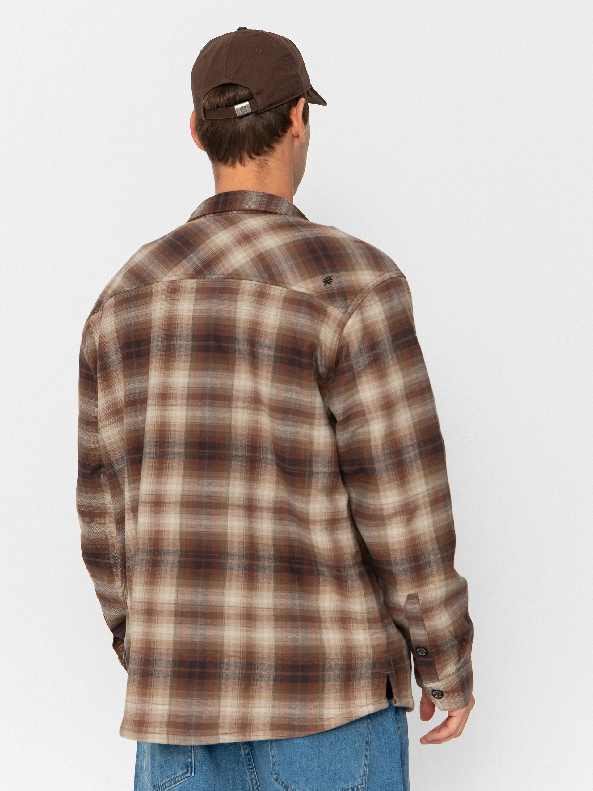 Royal Robbins Snowcap Lined Flannel Ing (seal brown tioga pld)